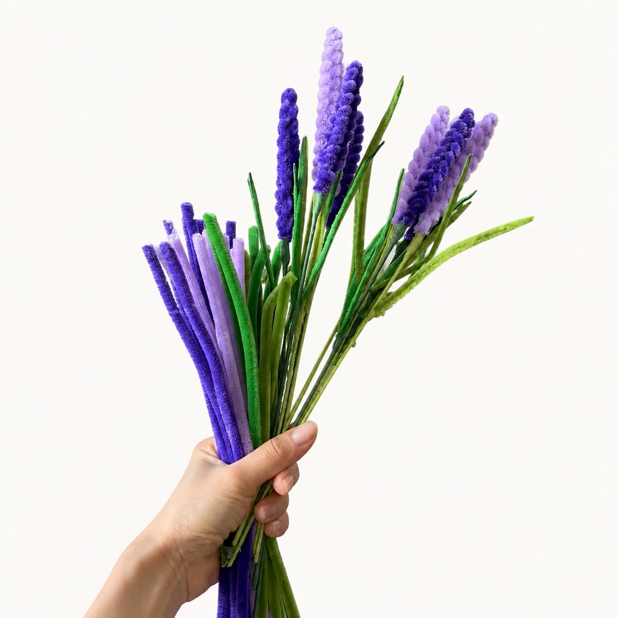 How to Make a Pipe Cleaner Lavender | Easy DIY Flower Tutorial