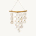 Natural Mother of Pearl Wind Chime | Handmade Wooden Wall Hanging Decor
