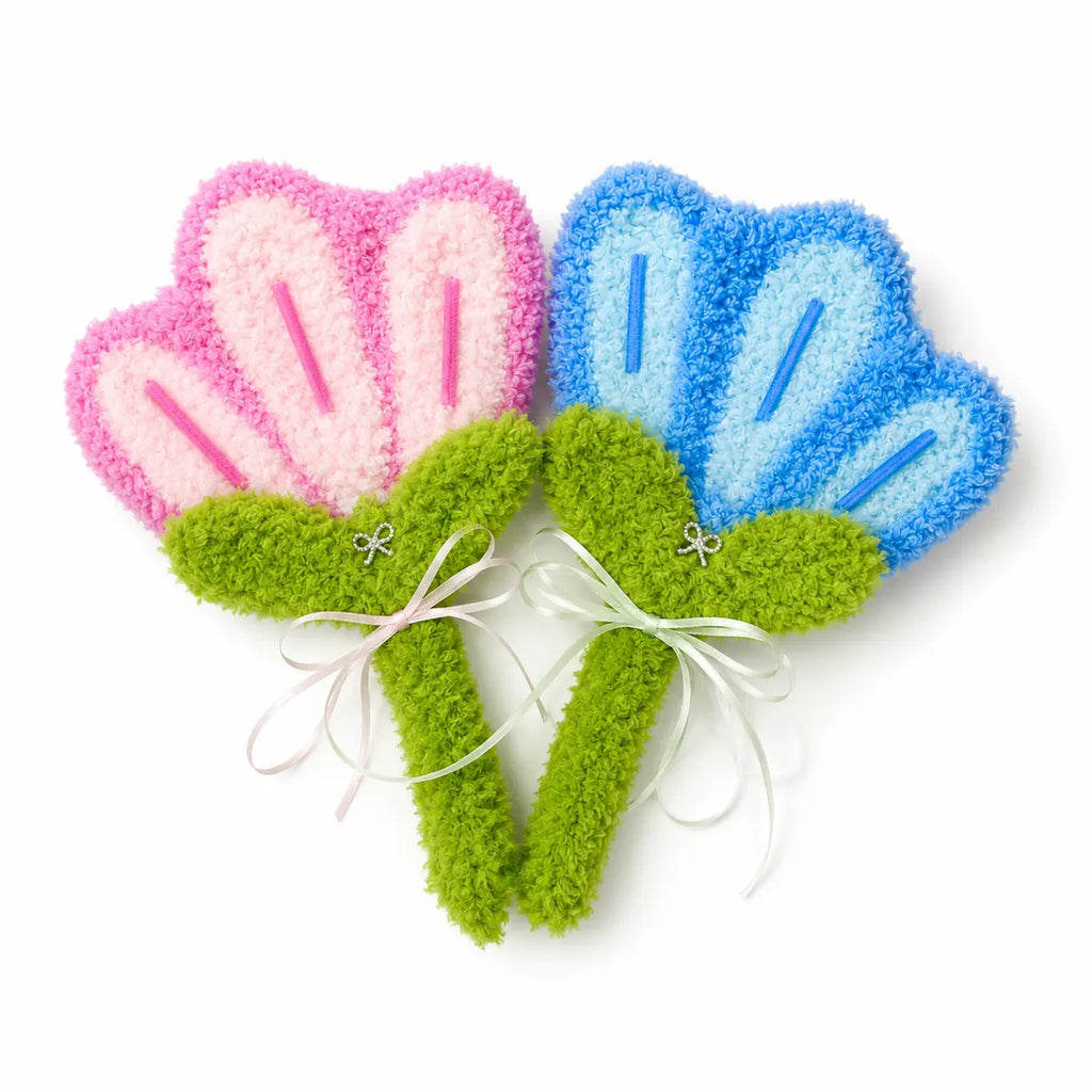 Fluffy Tulip Hand Fan DIY Kit