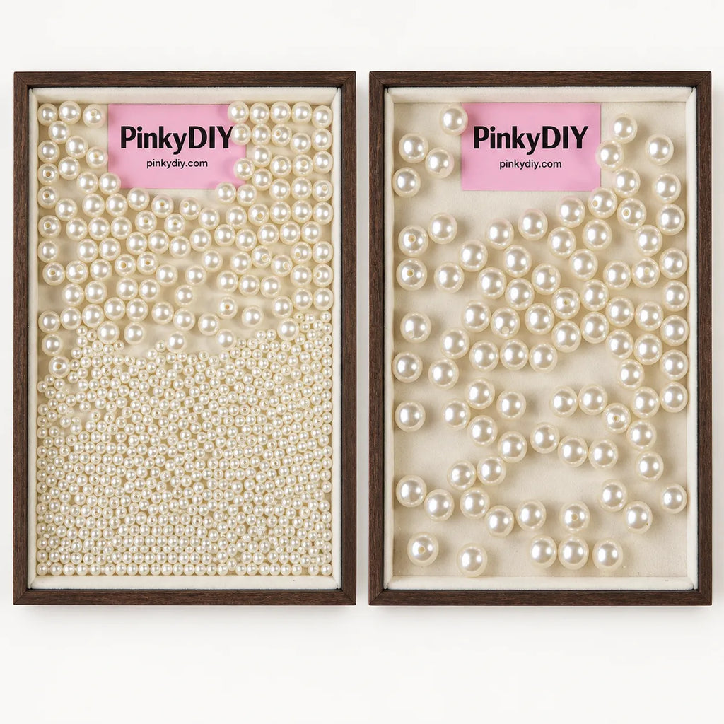Ivory Faux Pearl Shoulder Bag DIY Kit – Beaded Bag Making Kit