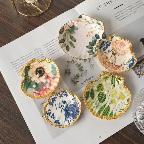Decoupage Seashell Trinket Dish DIY Kit