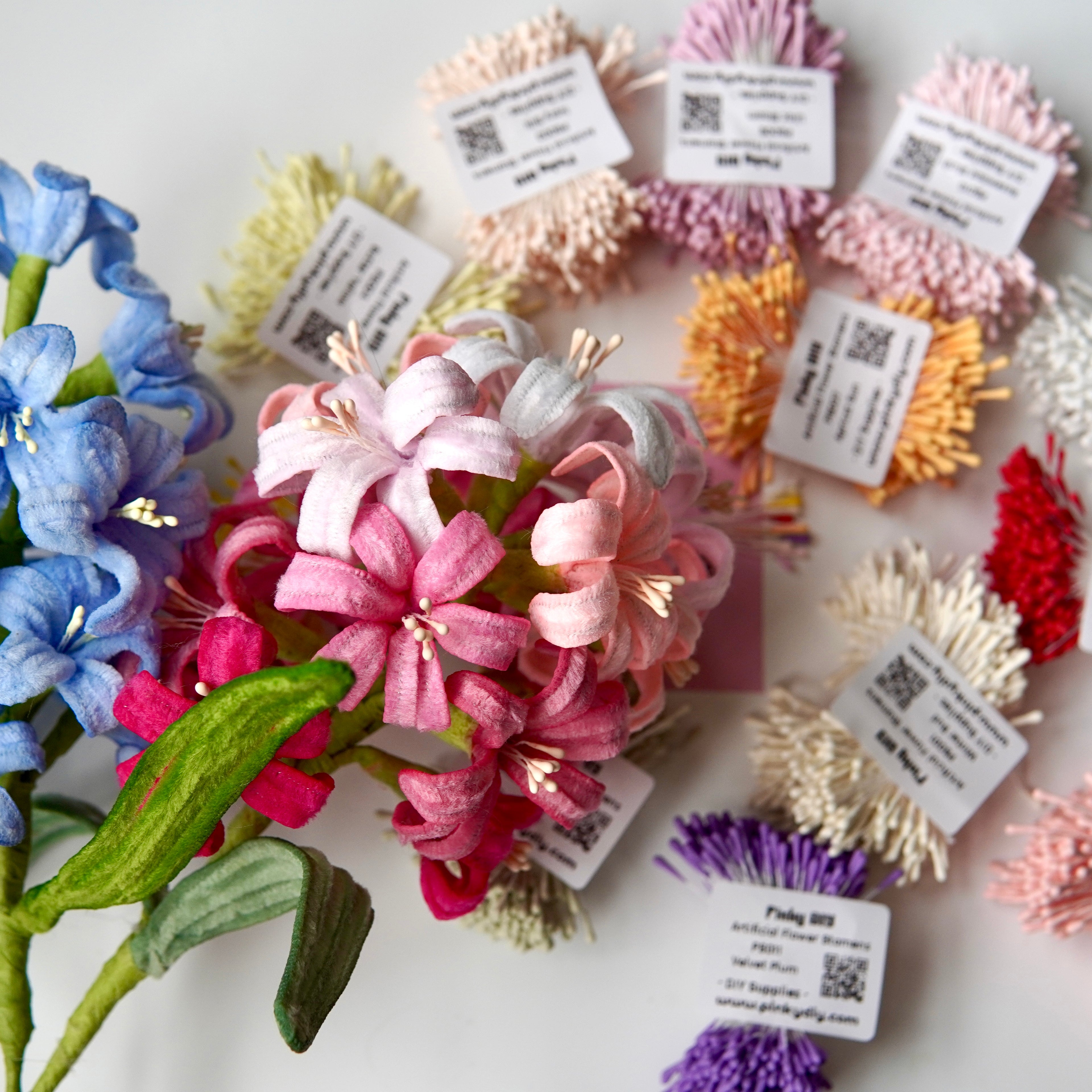 Colorful Artificial Flower Stamens for DIY flower - PinkyDIY