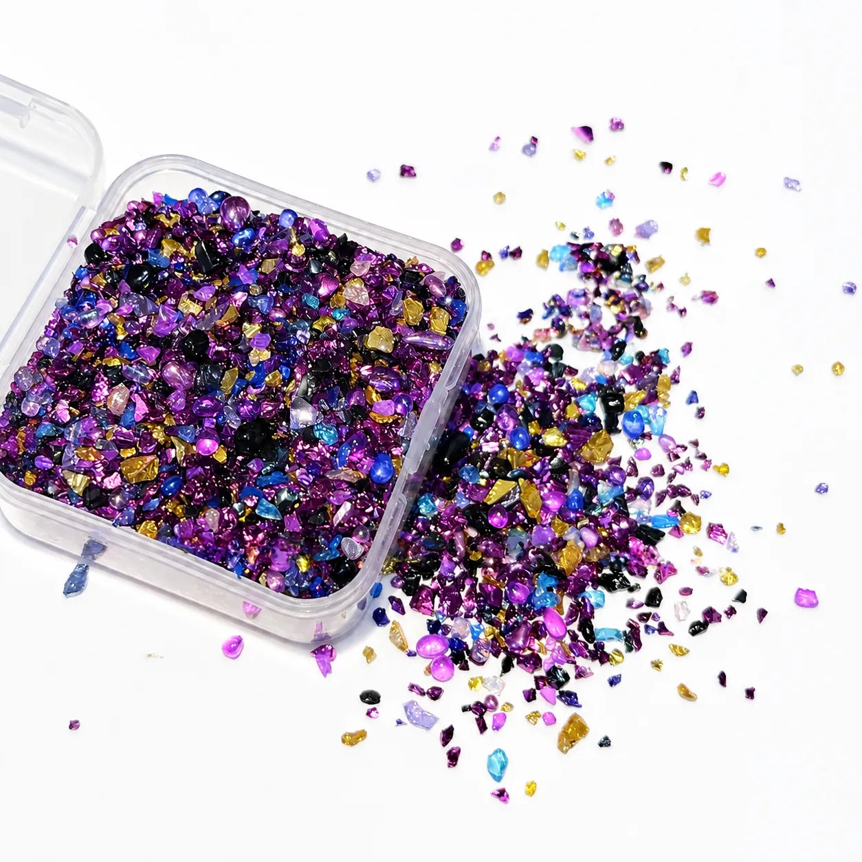 Purple Crushed Crystal Mix Pack – 30g | DIY Bedazzle Materials