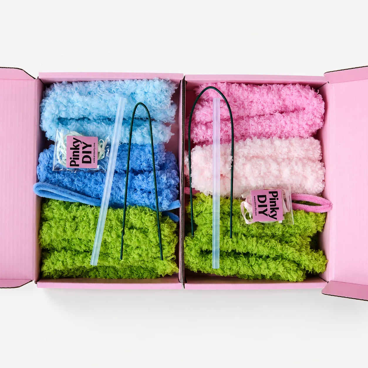 Fluffy Tulip Hand Fan DIY Kit