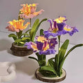 DIY Pipe Cleaner Iris Night Light Kit – Handmade Flower Lamp Gift for Mom & Girlfriend