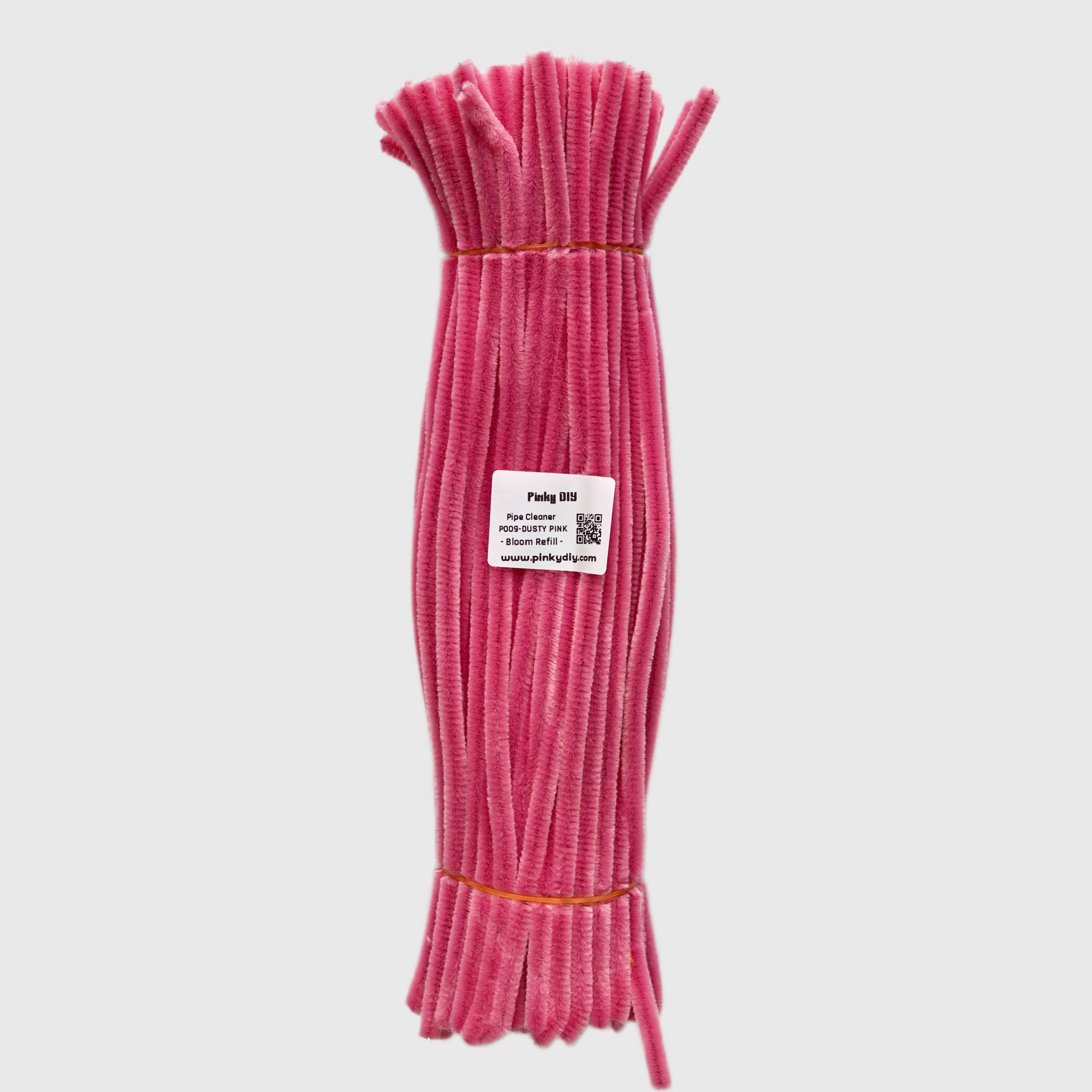 Pink Pipe Cleaner Stems (Blush, Rose & Baby Pink) | DIY Craft Supplies