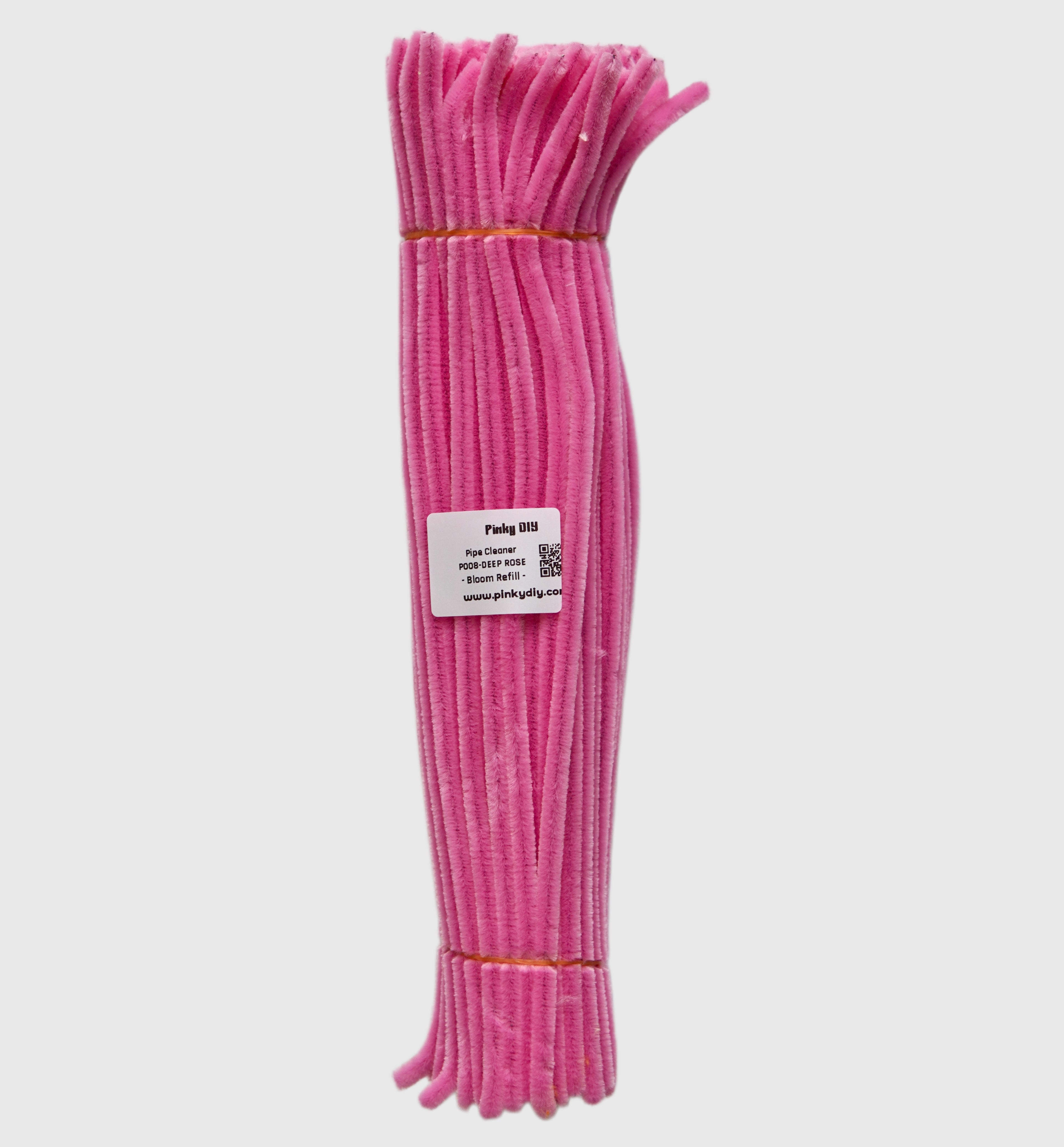 Pink Pipe Cleaner Stems (Blush, Rose & Baby Pink) | DIY Craft Supplies