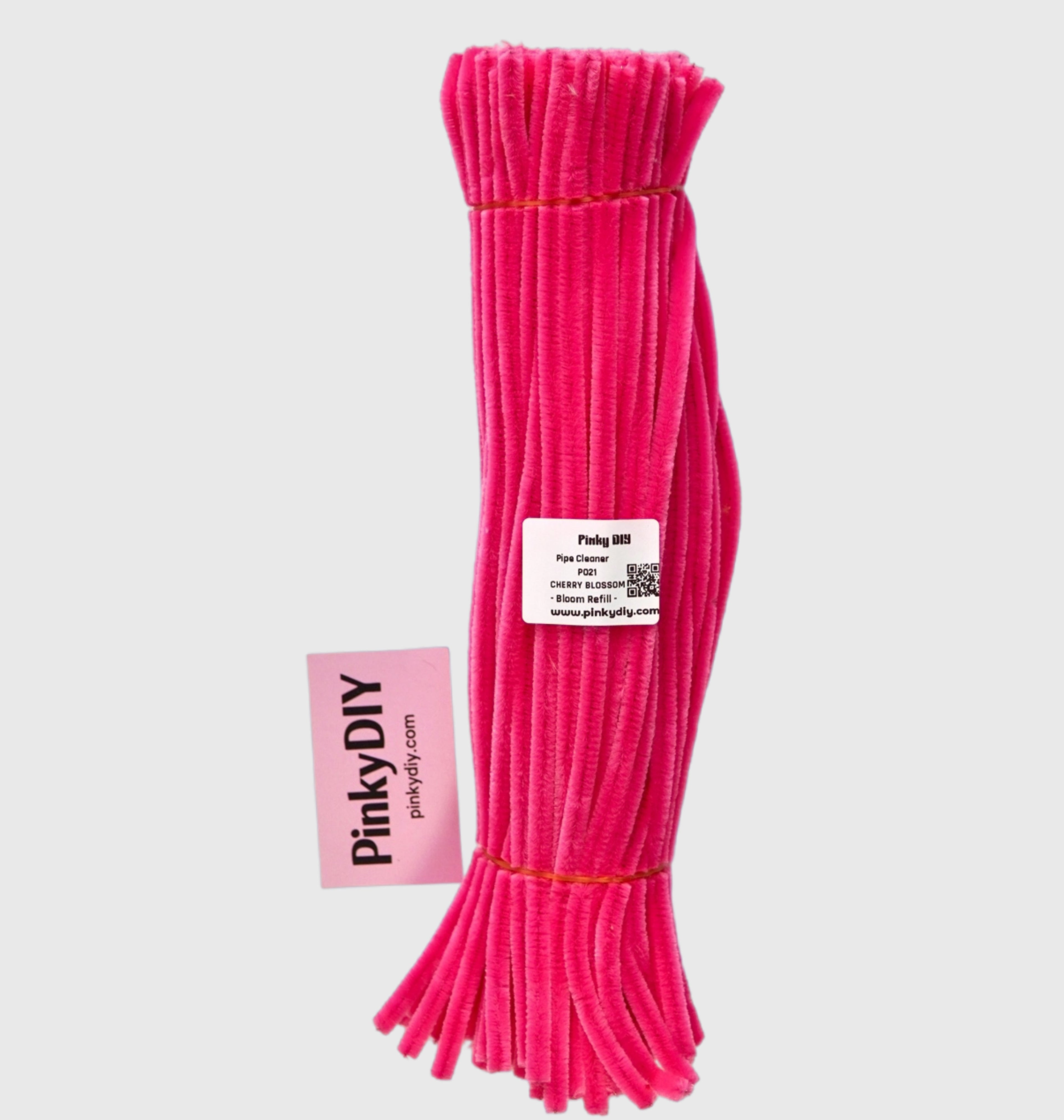 Pink Pipe Cleaner Stems (Blush, Rose & Baby Pink) | DIY Craft Supplies