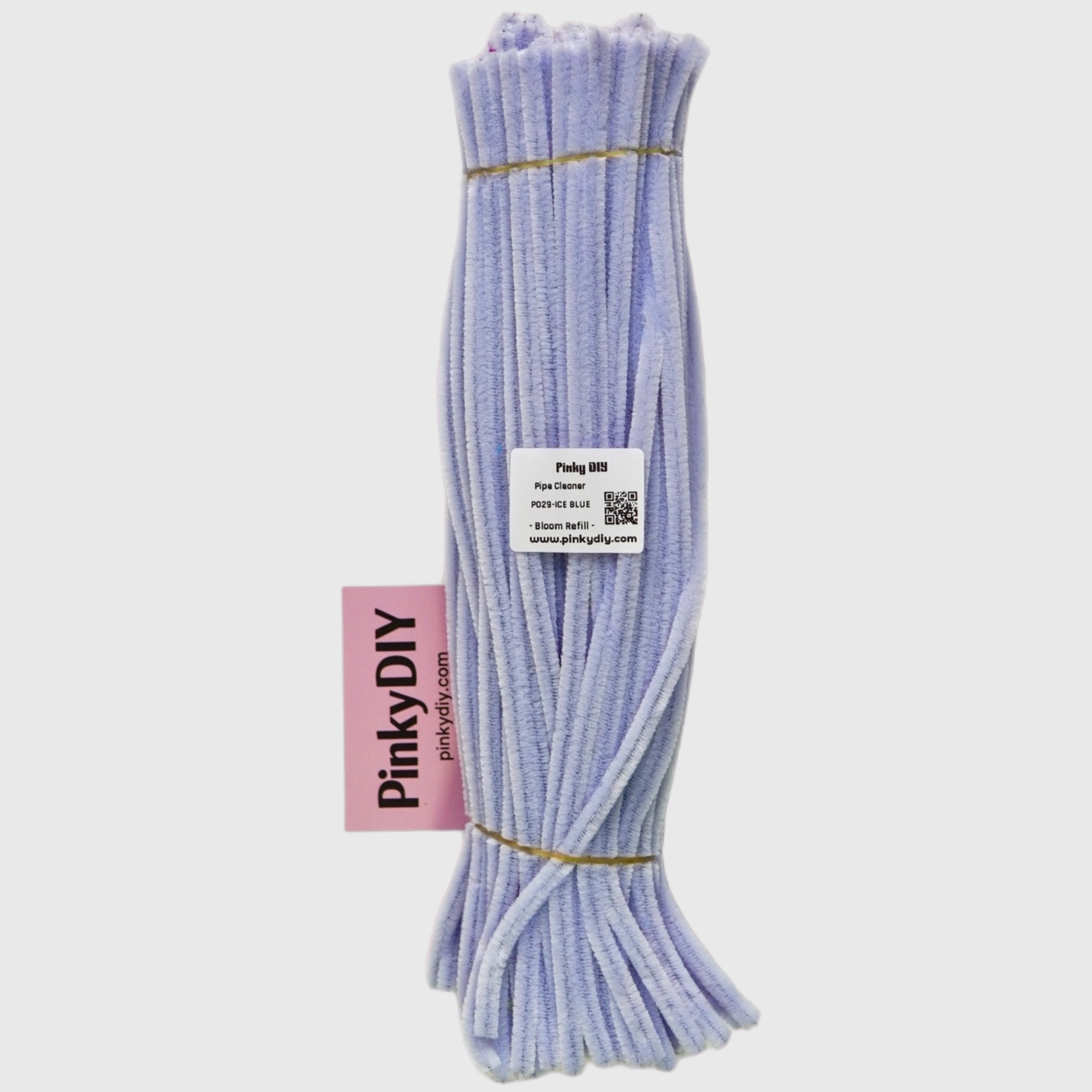 Blue Pipe Cleaner Stems (Sky, Baby & Navy Blue Tones)