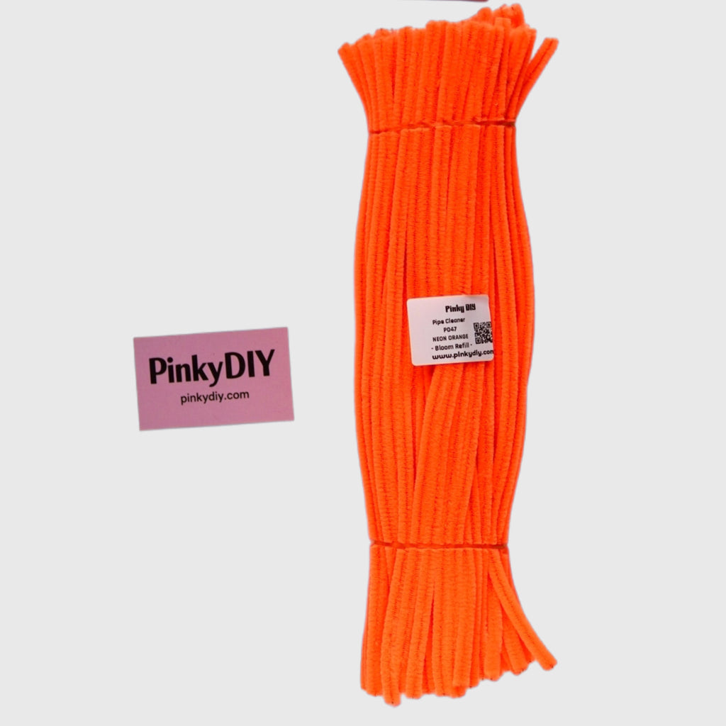 Yellow & Orange Pipe Cleaner Stems (Butter, Lemon & Golden Yellow) - for DIY Crafts