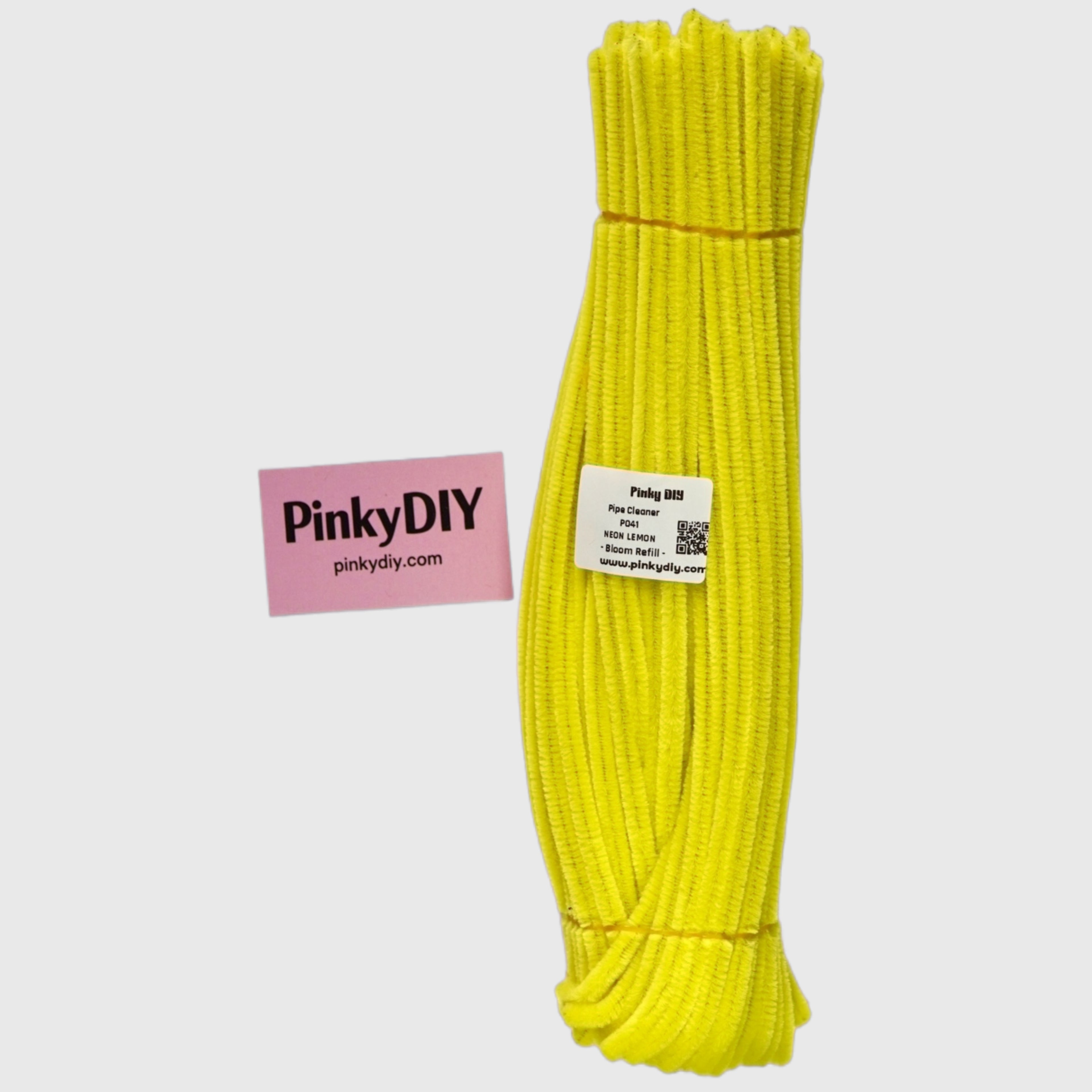 Yellow & Orange Pipe Cleaner Stems (Butter, Lemon & Golden Yellow) - for DIY Crafts