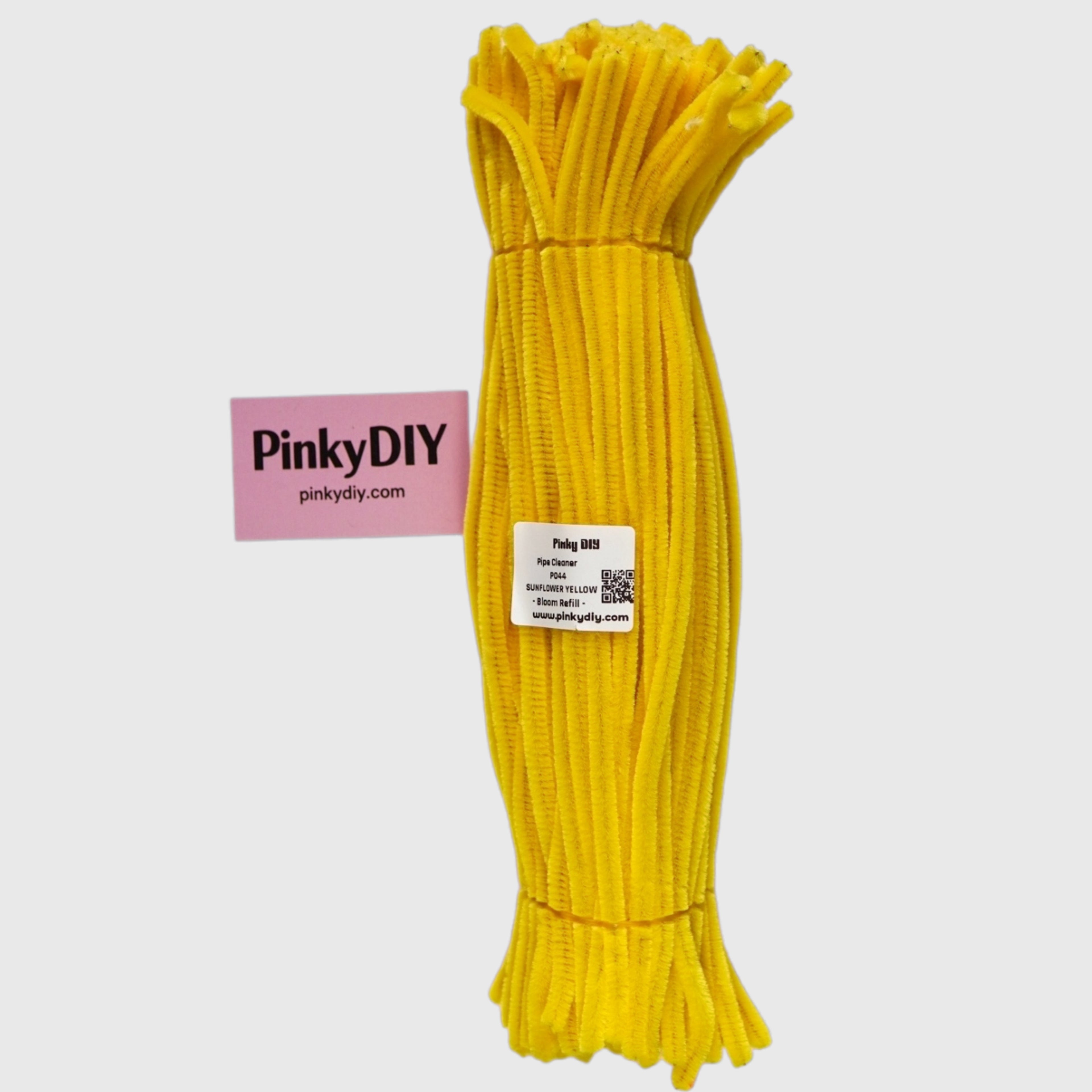 Yellow & Orange Pipe Cleaner Stems (Butter, Lemon & Golden Yellow) - for DIY Crafts