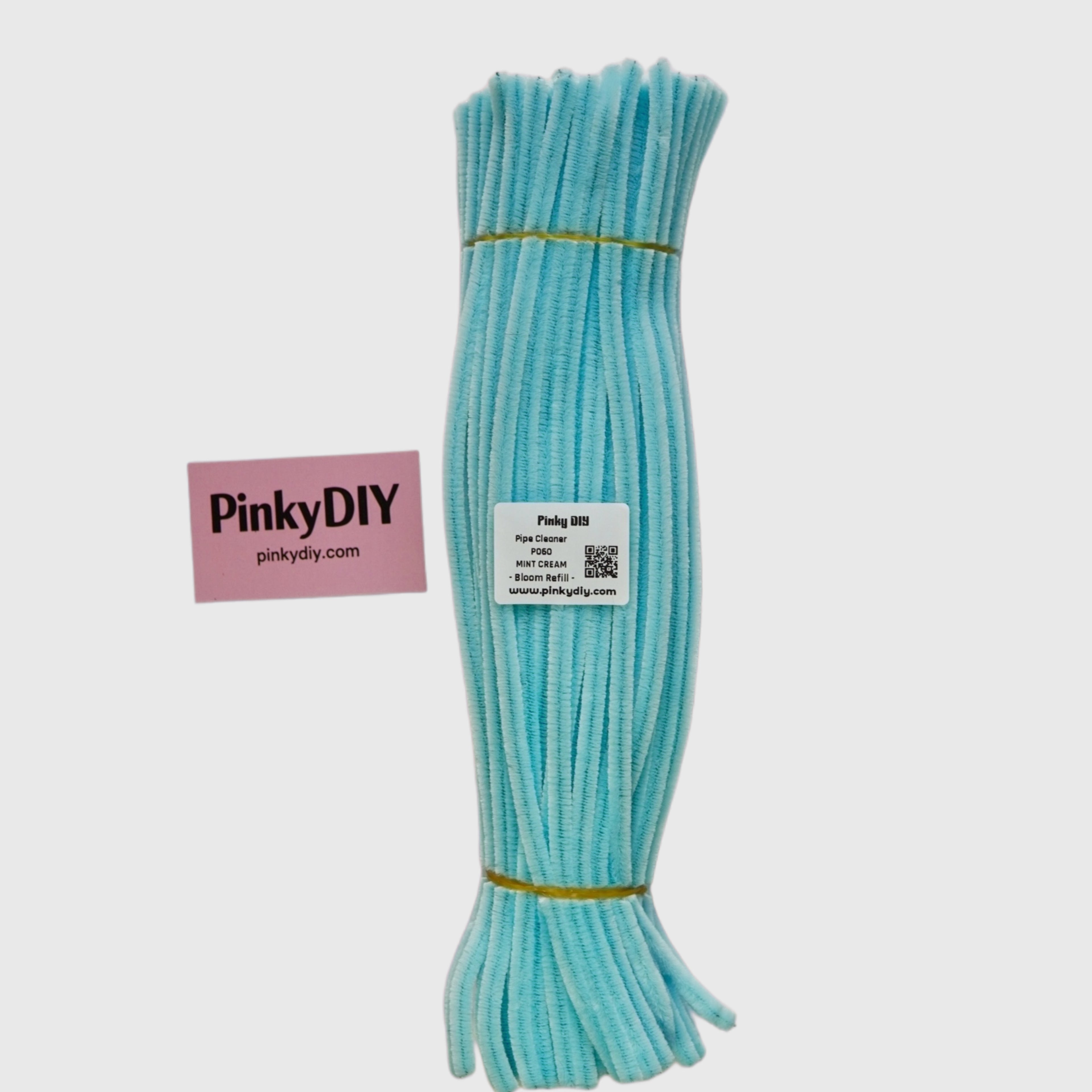 Teal, Blue & Green Pipe Cleaner Stems (Mint, Teal & Aqua Tones) - for DIY Crafts