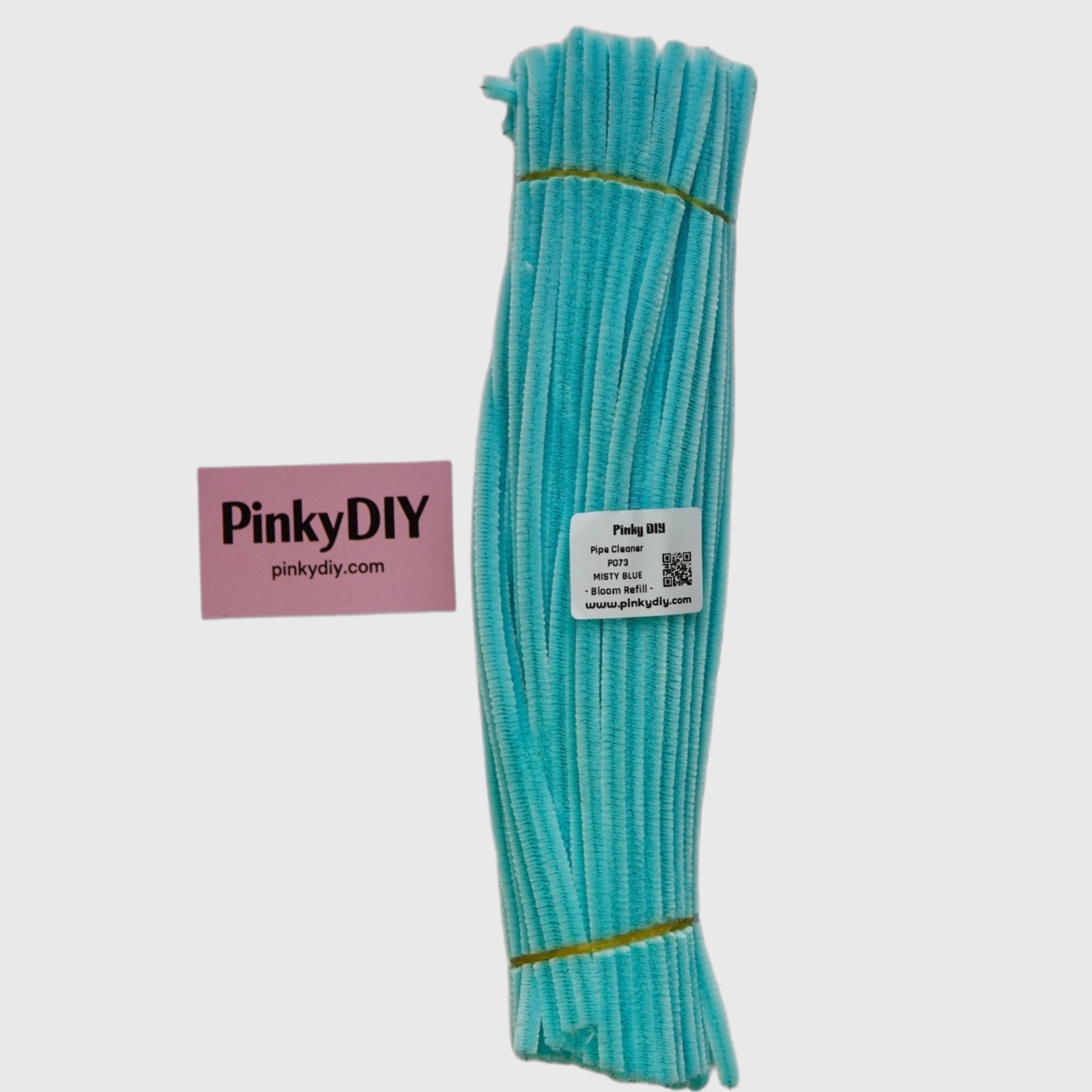 Teal, Blue & Green Pipe Cleaner Stems (Mint, Teal & Aqua Tones) - for DIY Crafts