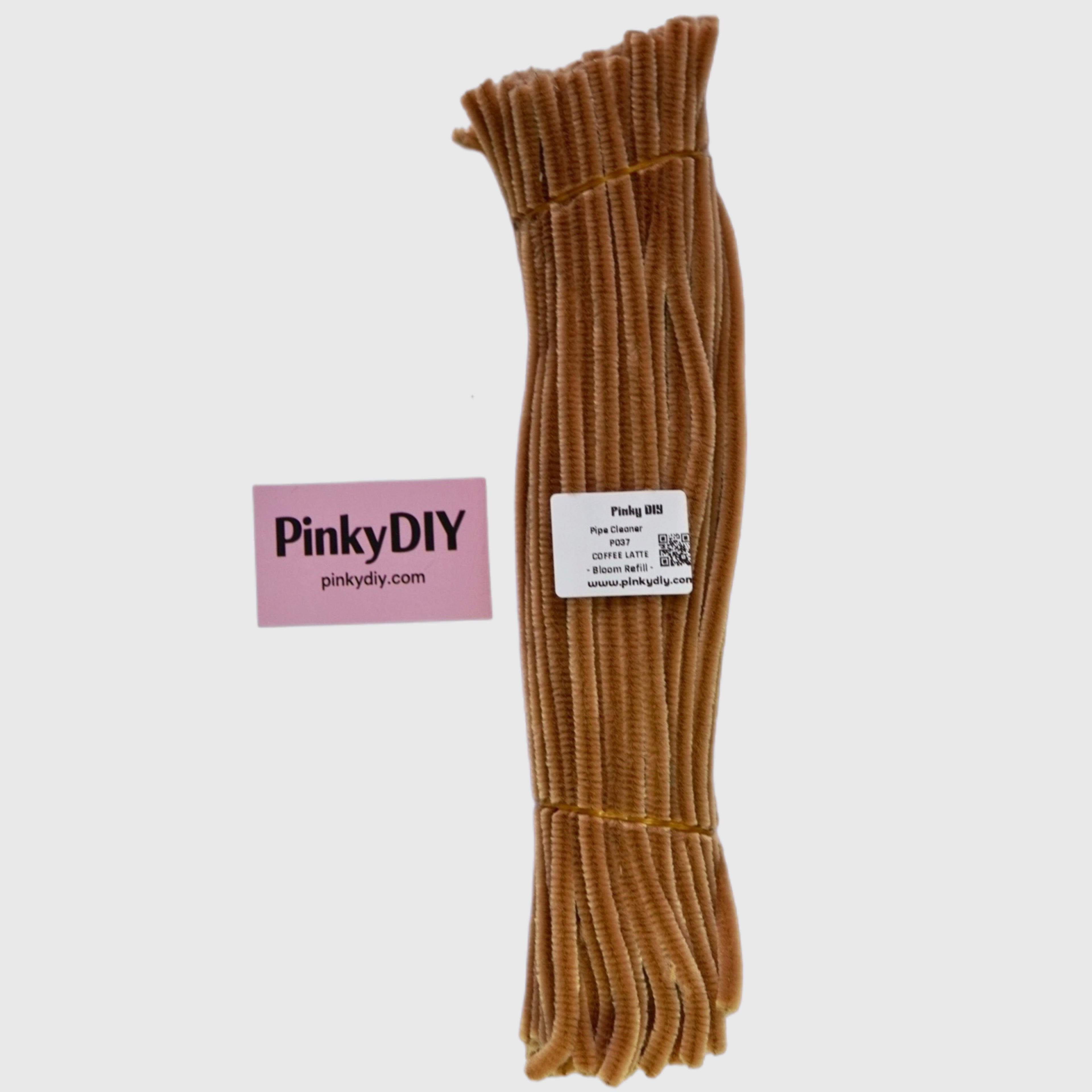 Brown & Neutral Pipe Cleaner Stems (Coffee, Caramel & Cocoa Tones) - for DIY Crafts