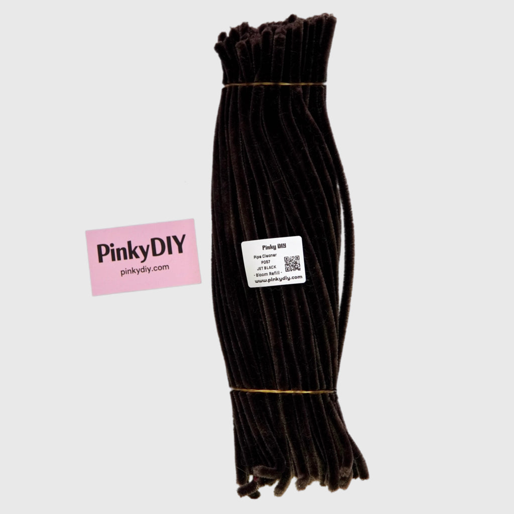 Brown & Neutral Pipe Cleaner Stems (Coffee, Caramel & Cocoa Tones) - for DIY Crafts