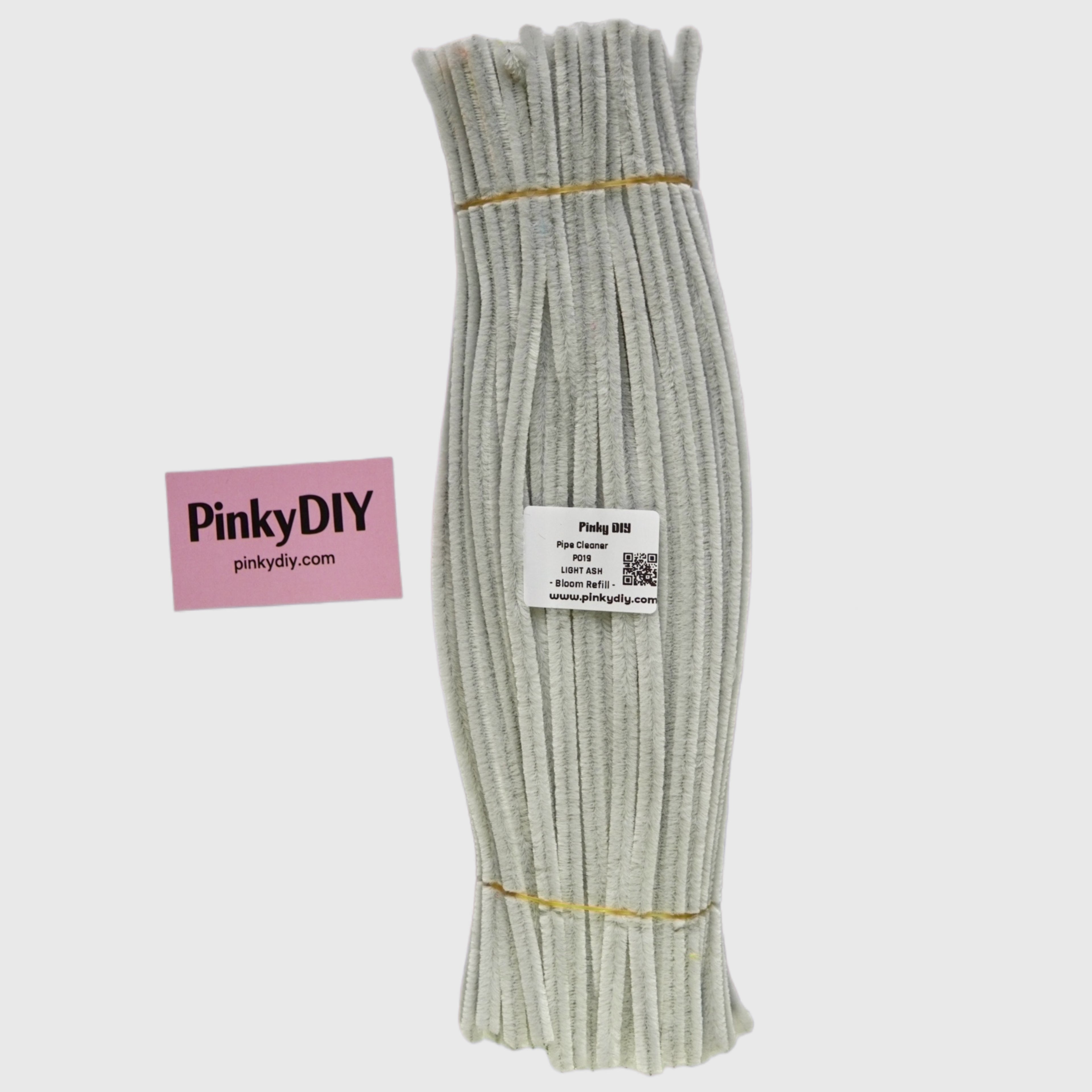 Black & Grey Pipe Cleaner Stems (Charcoal, Slate & Jet Black Tones) - for DIY Crafts