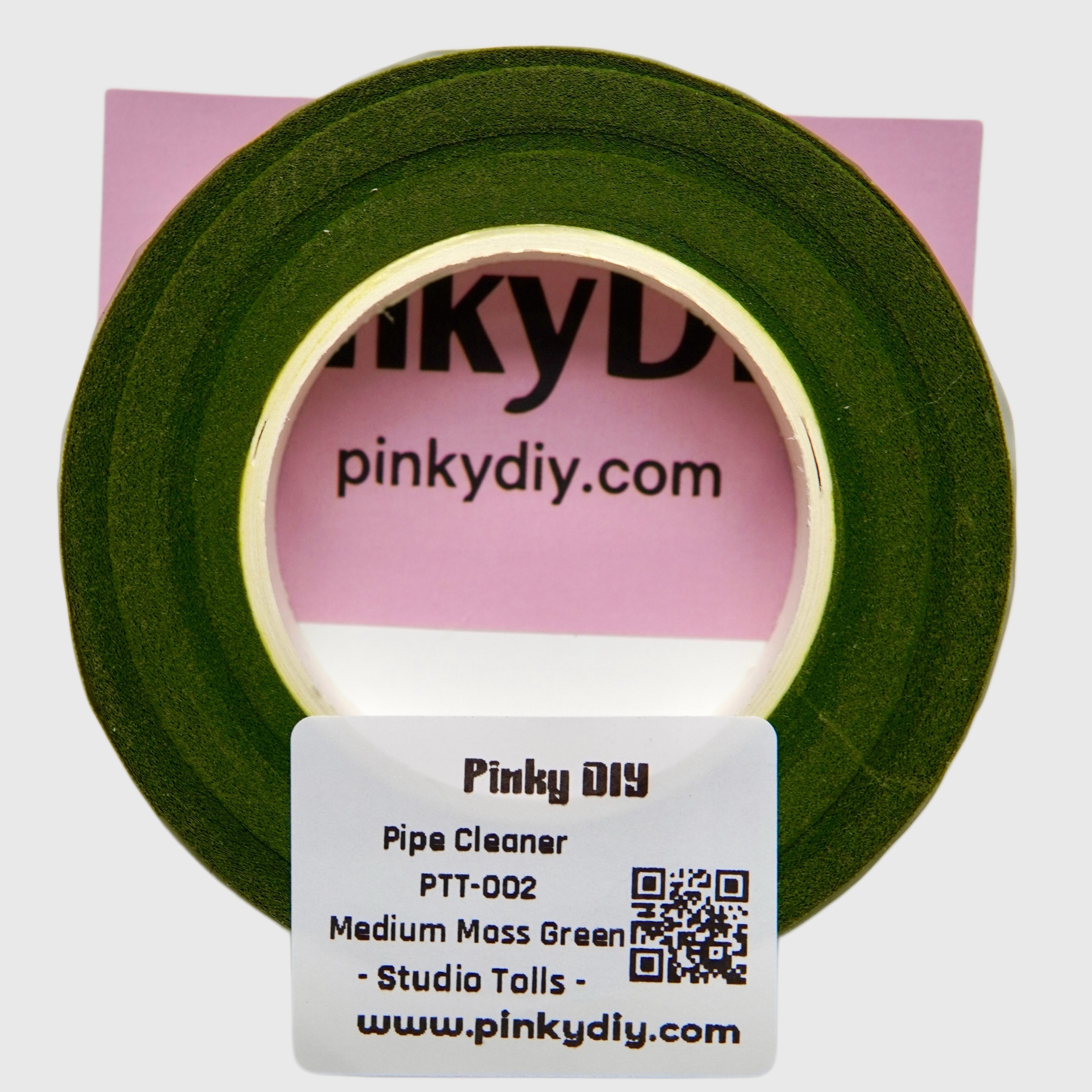 Green Floral Tape (Leaf, Moss & Olive Tones) - for DIY Crafts & Pipe Cleaner Flowers