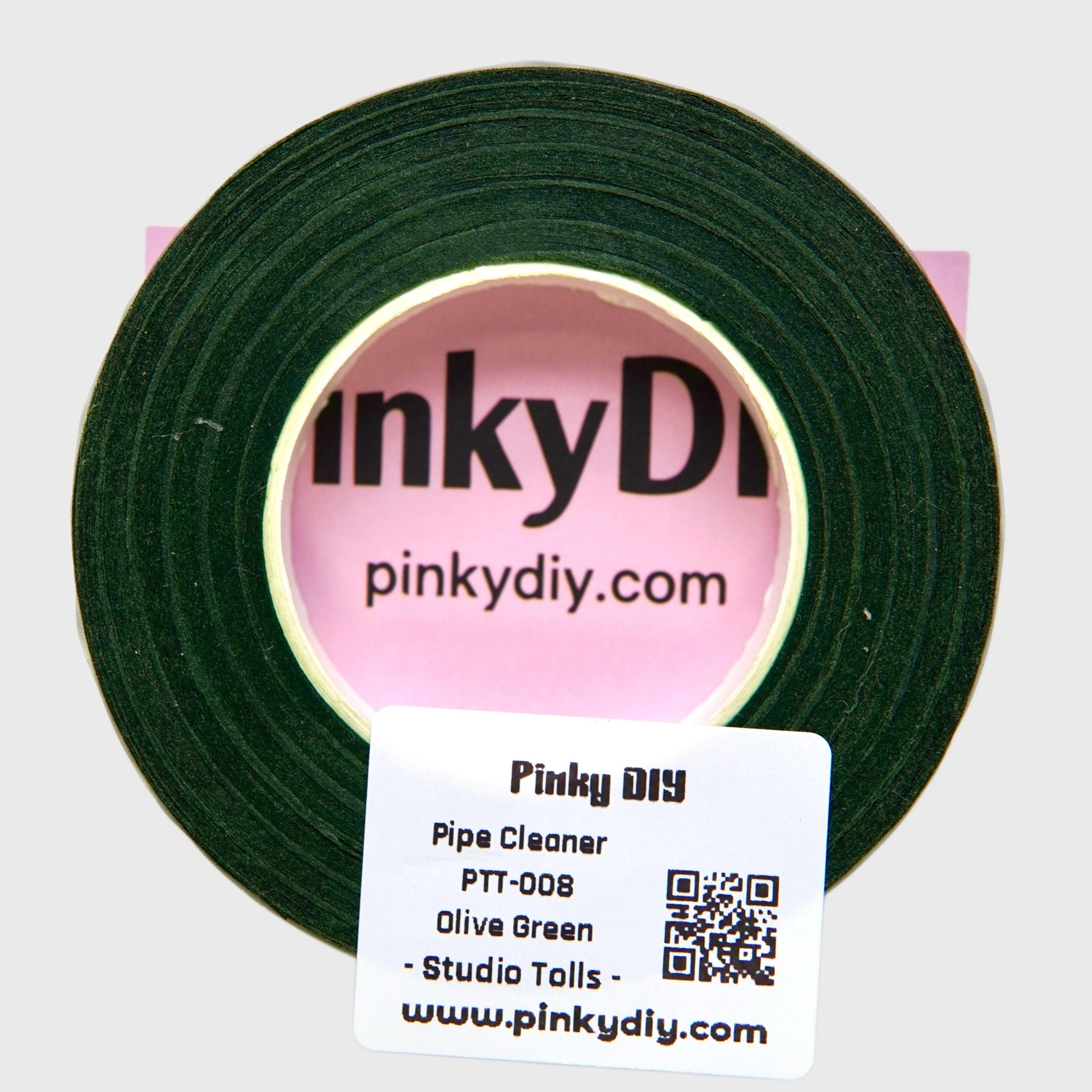 Green Floral Tape (Leaf, Moss & Olive Tones) - for DIY Crafts & Pipe Cleaner Flowers