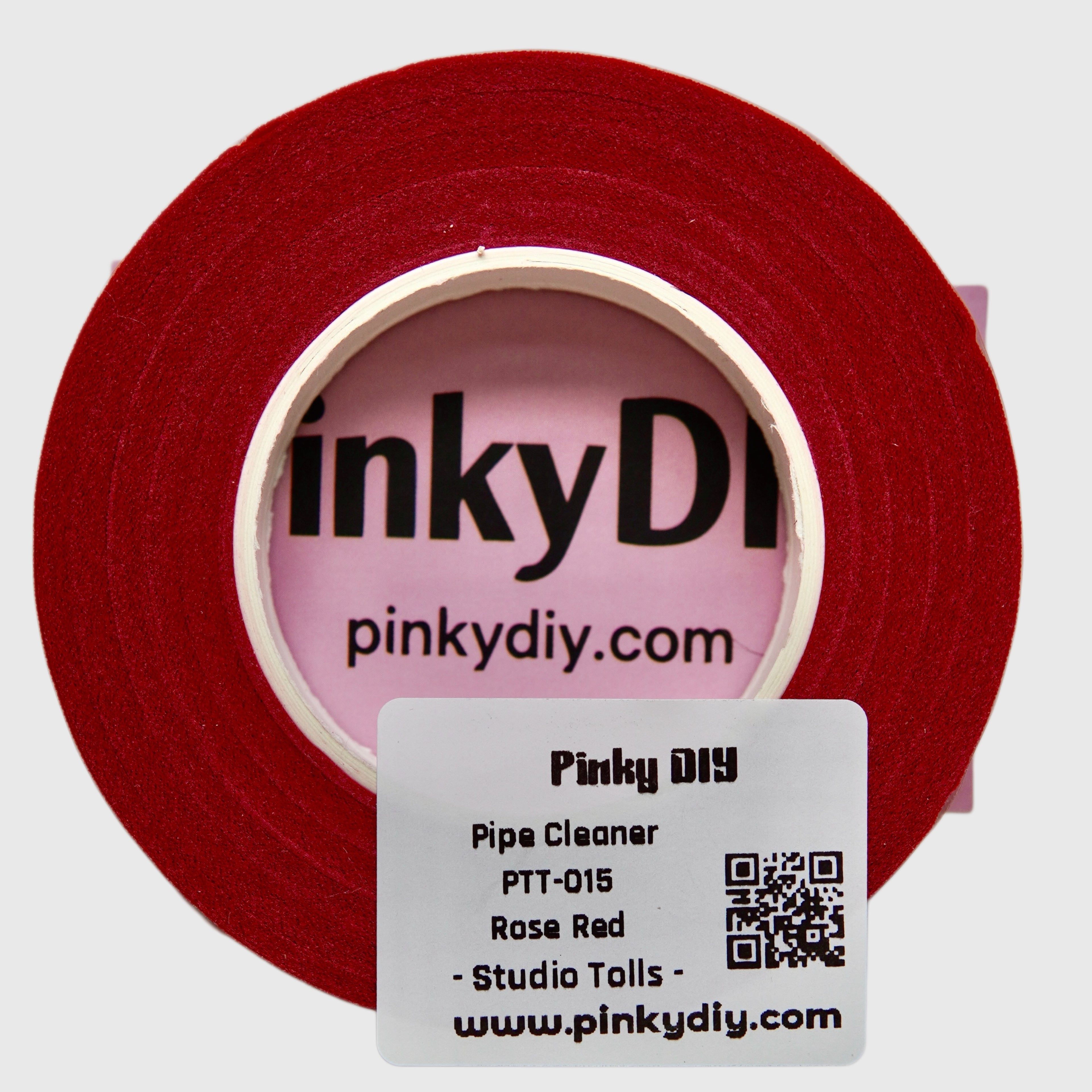 Red & Pink Floral Tape (Rose, Blush & Coral Tones) - for DIY Crafts & Pipe Cleaner Flowers