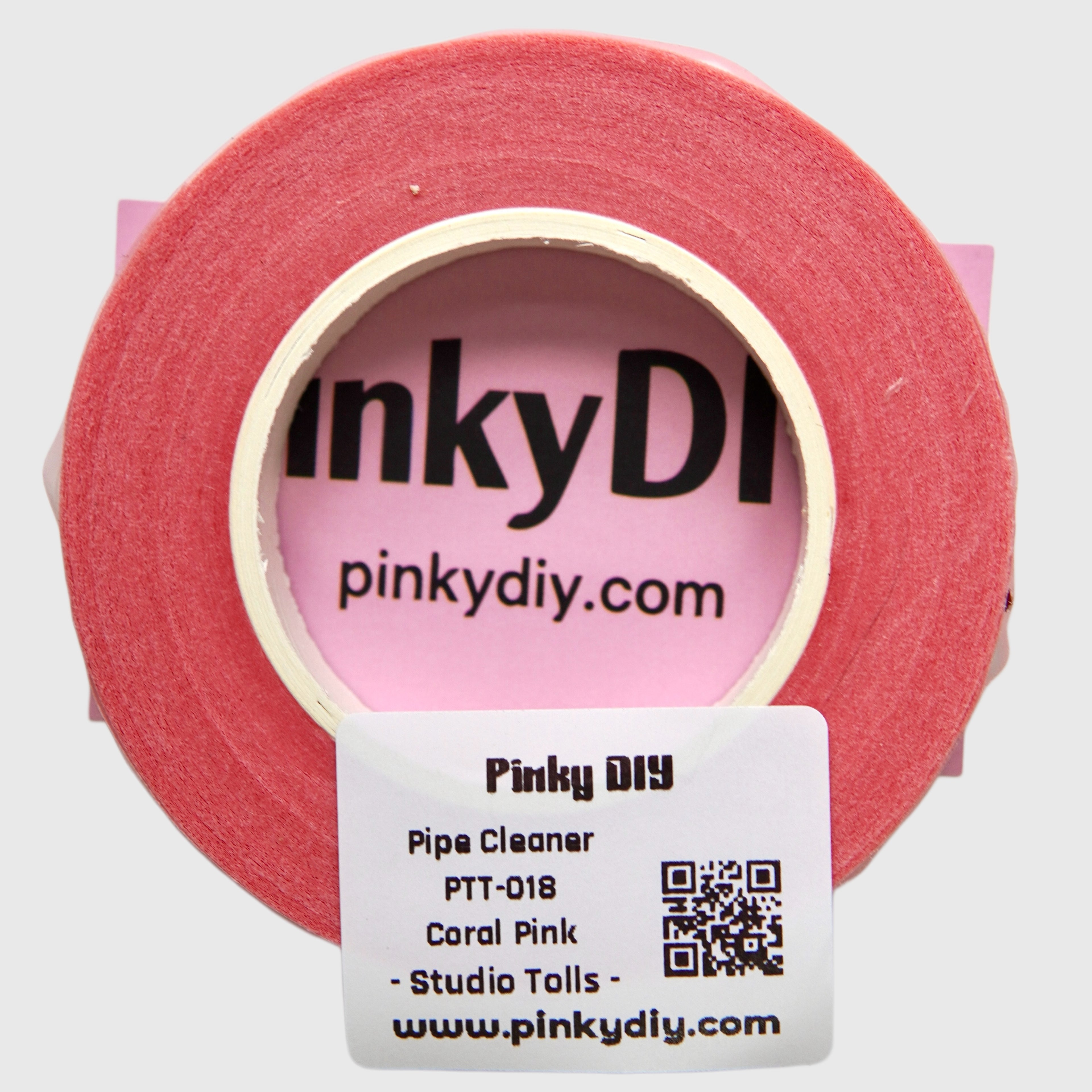 Red & Pink Floral Tape (Rose, Blush & Coral Tones) - for DIY Crafts & Pipe Cleaner Flowers