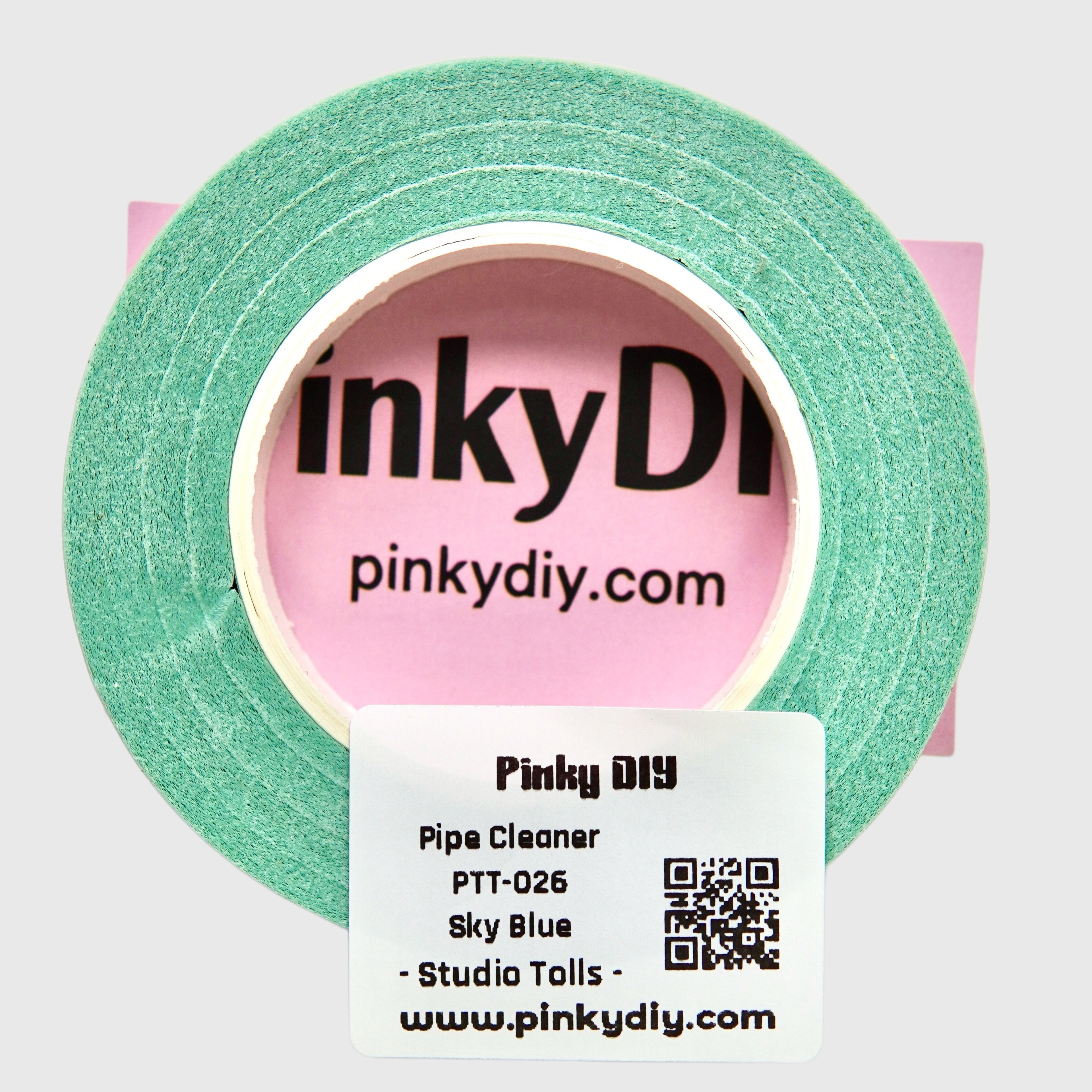 Blue, Purple & White Floral Tape (Sky, Aqua & Lavender Tones)