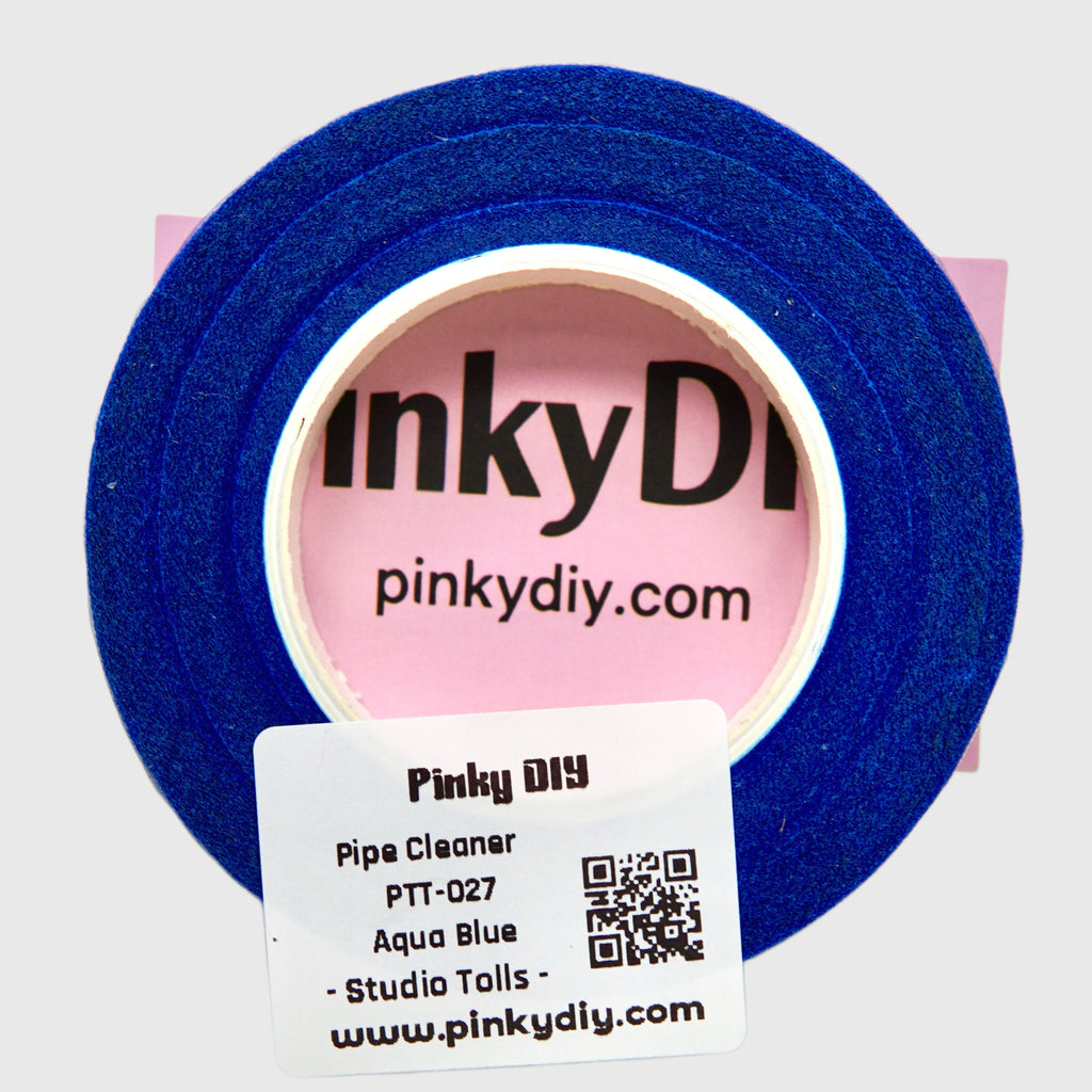 Blue, Purple & White Floral Tape (Sky, Aqua & Lavender Tones)