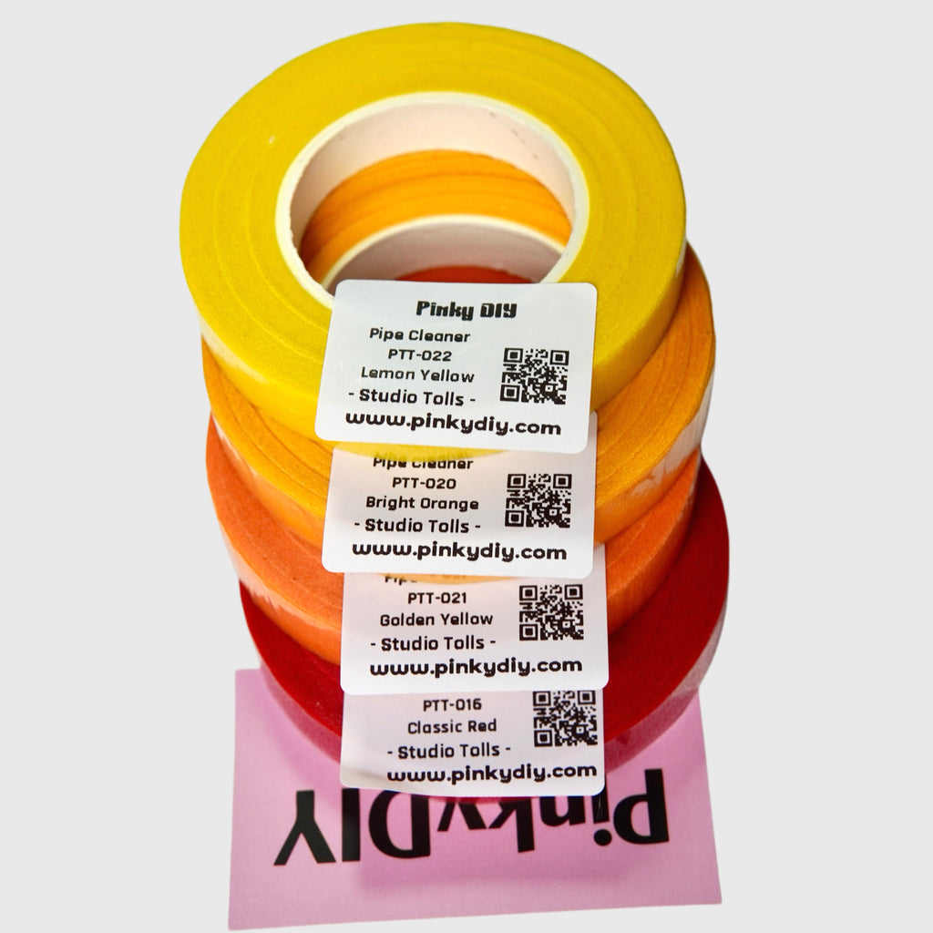 Yellow & Orange Floral Tape (Lemon, Golden & Bright Tones)