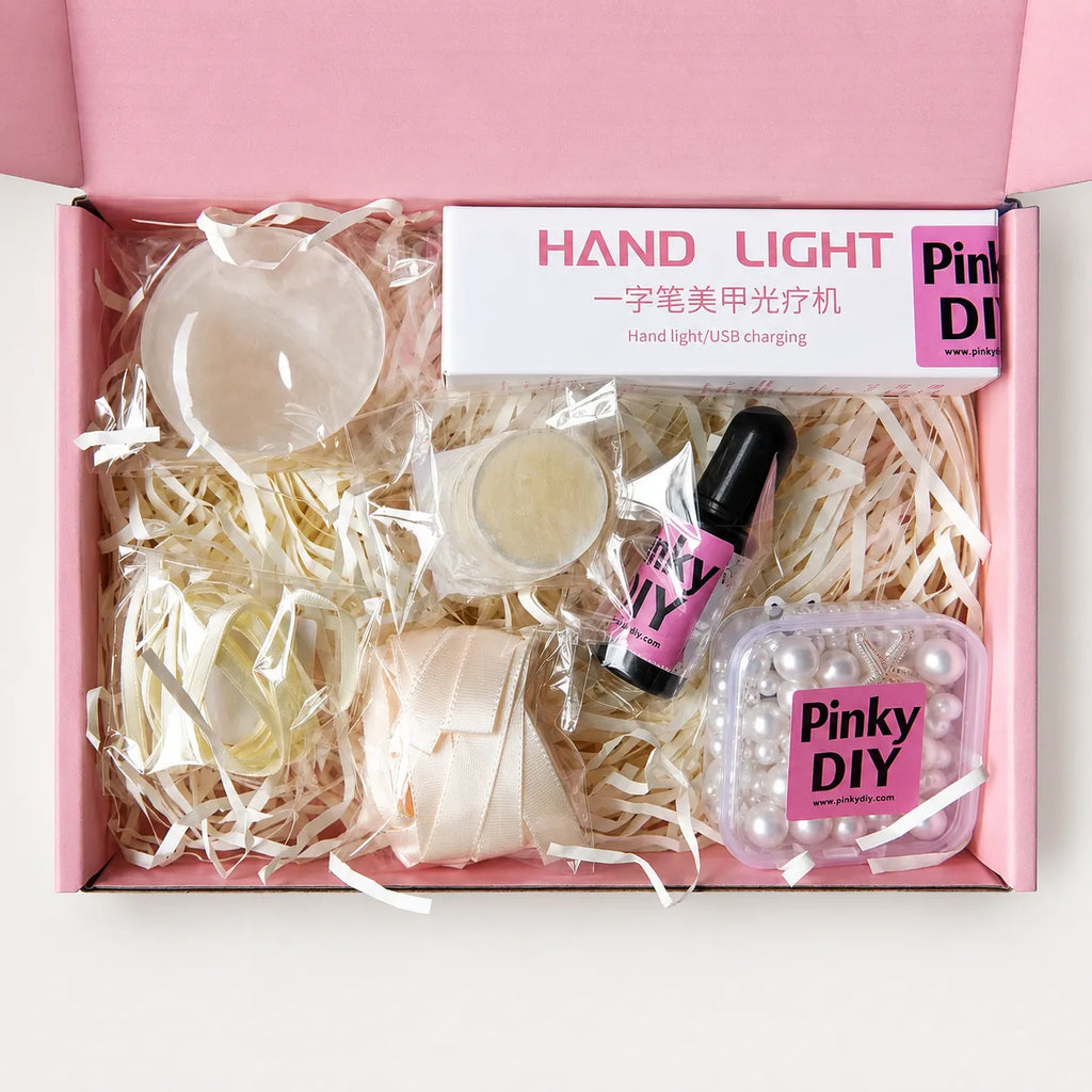 DIY Shell & Pearl Toast Champagne Flute Kit