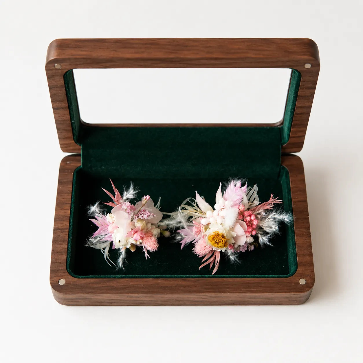Flower Ring DIY Kit (Set of 2) - Blush Garden - Handmade Mini Bouquet Rings