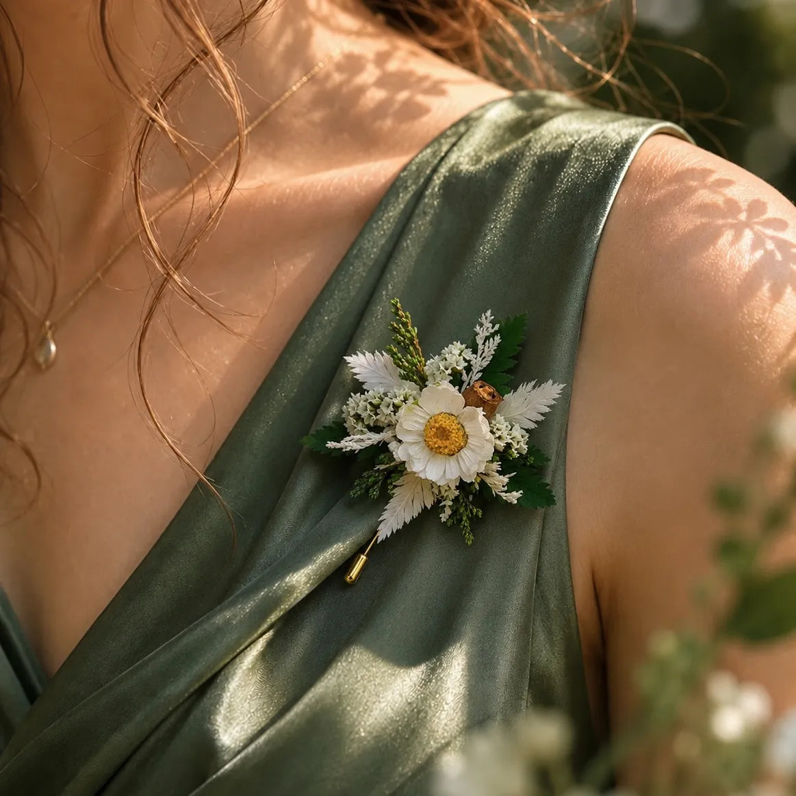 Flower Brooch DIY Kit - Woodland Reverie - Handmade Mini Bouquet Brooch