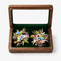 Walnut Wooden Ring Box – Made for Your DIY Flower Rings
