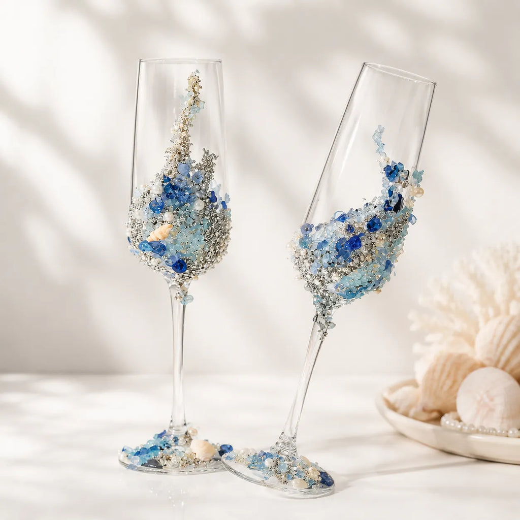 DIY Butterfly Toast Champagne Glass Kit