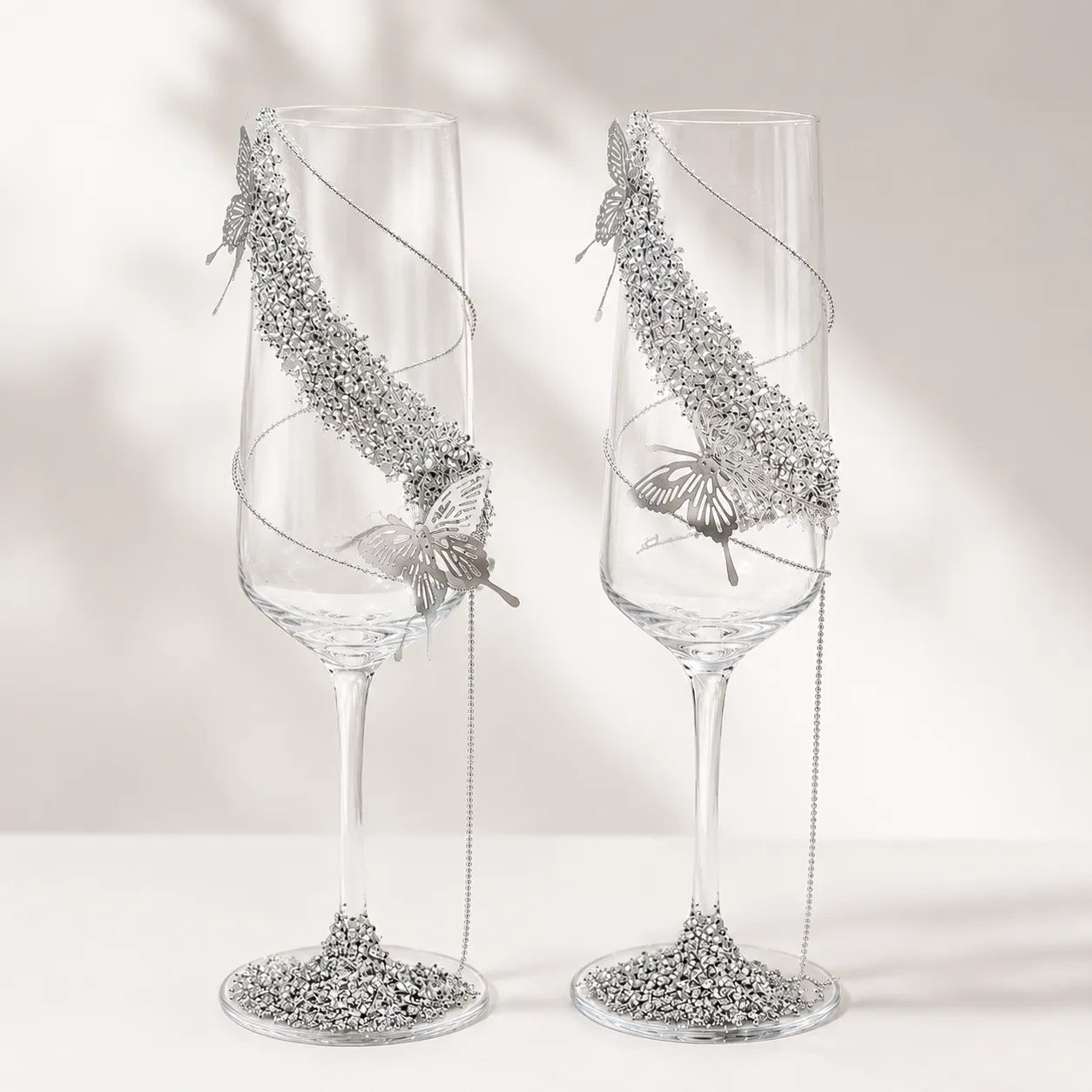 DIY Butterfly Toast Champagne Glass Kit
