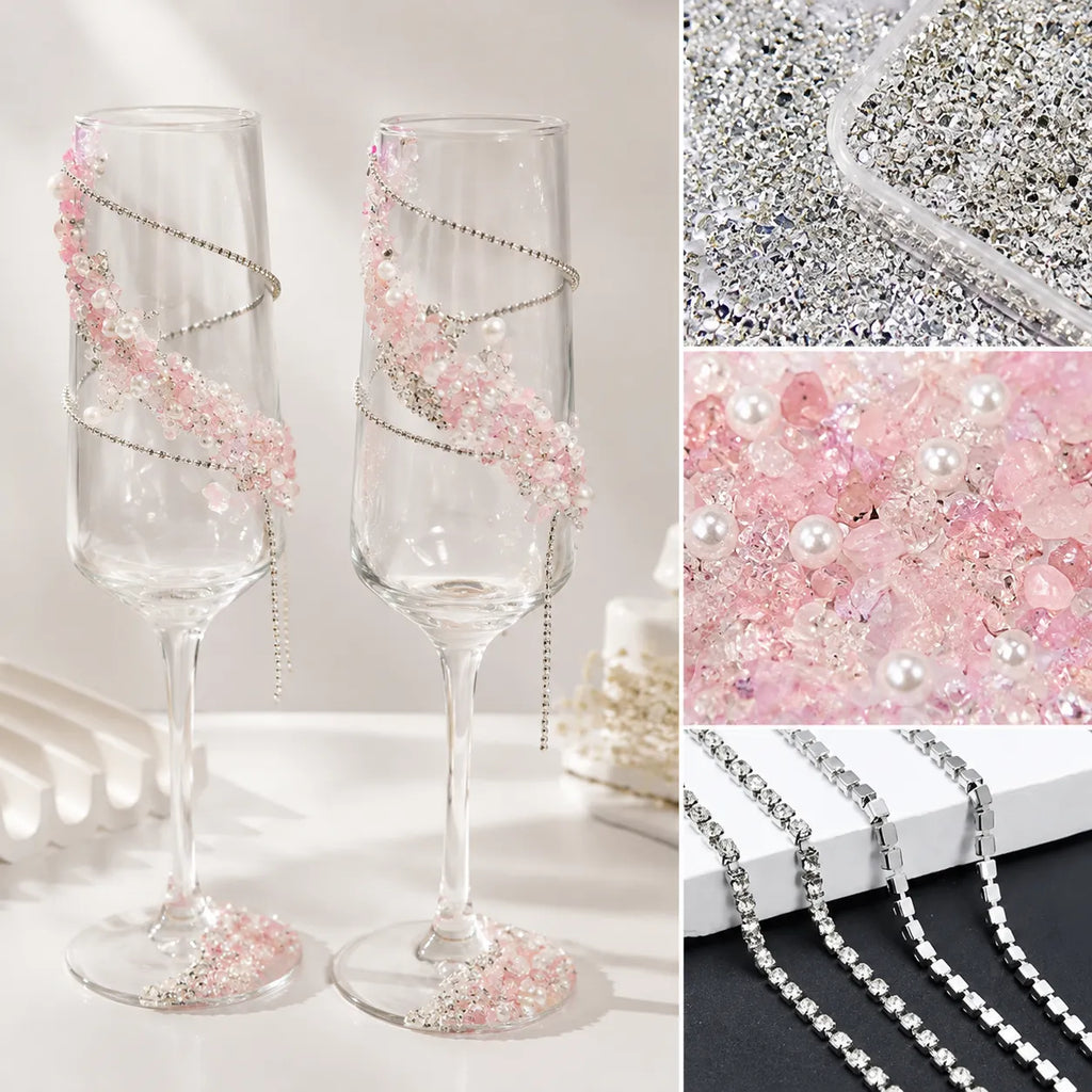 DIY Butterfly Toast Champagne Glass Kit