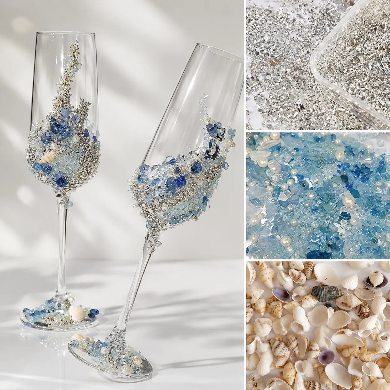 DIY Butterfly Toast Champagne Glass Kit