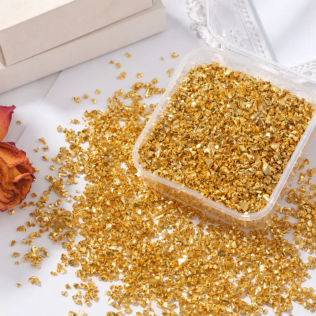 Luxe Metallic Crushed Crystal Mix Pack – 30g | DIY Bedazzle Materials
