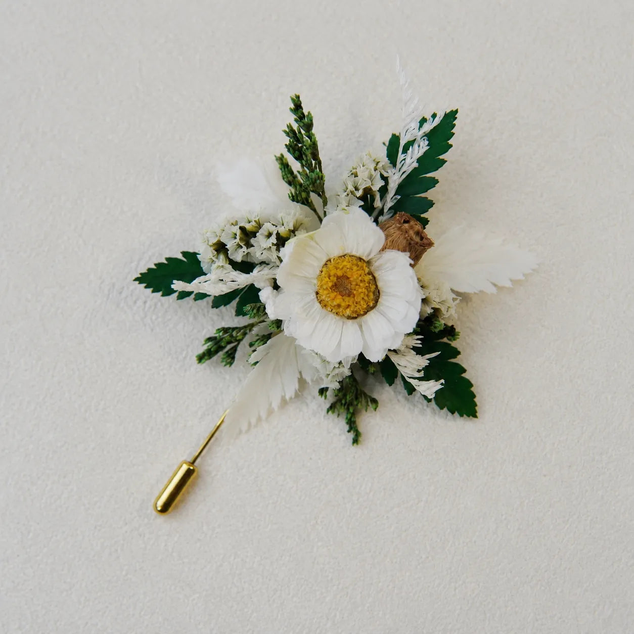 Flower Brooch DIY Kit - Woodland Reverie - Handmade Mini Bouquet Brooch