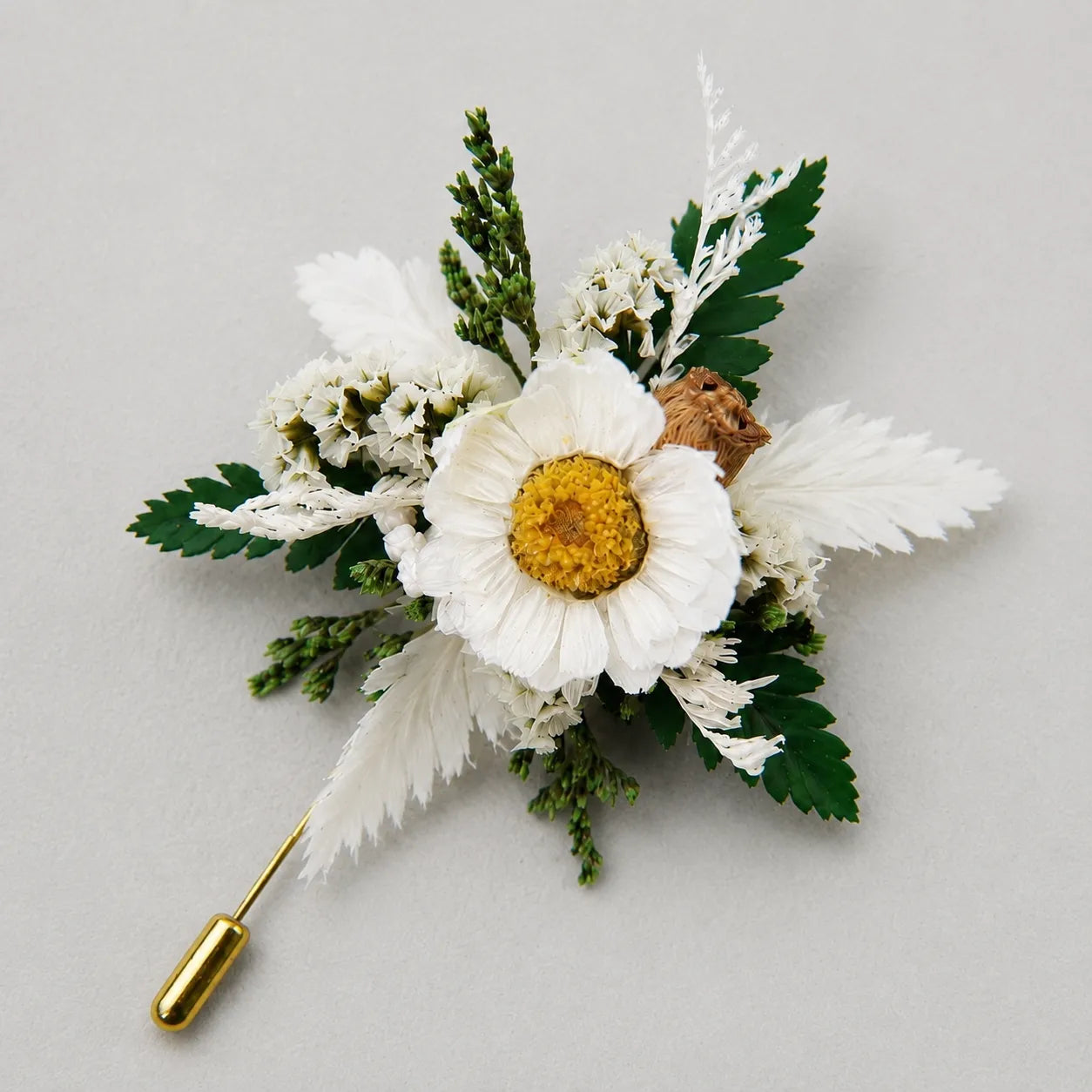 Flower Brooch DIY Kit - Woodland Reverie - Handmade Mini Bouquet Brooch