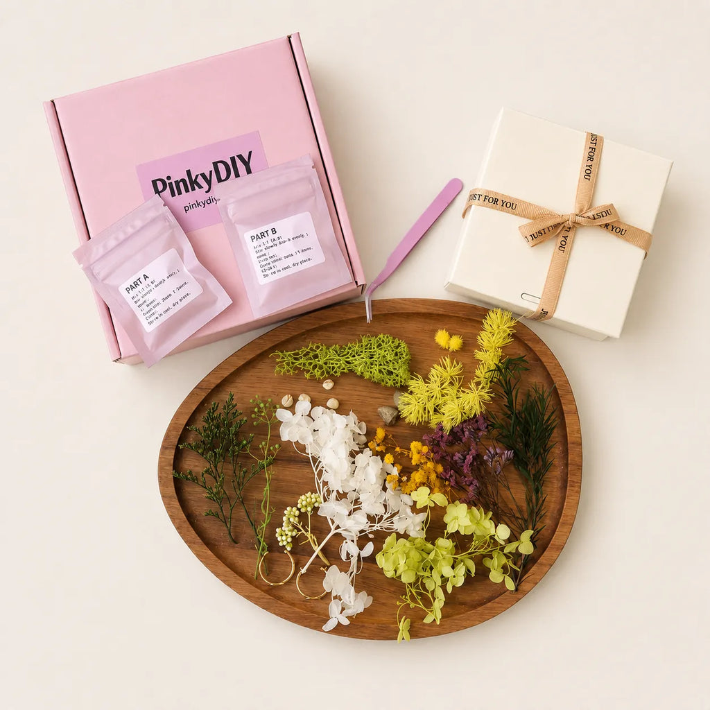 Kit DIY Bague Fleur (Lot de 2) - Rêverie Sylvestre - Bagues Mini Bouquet Faites à la Main (Copie)