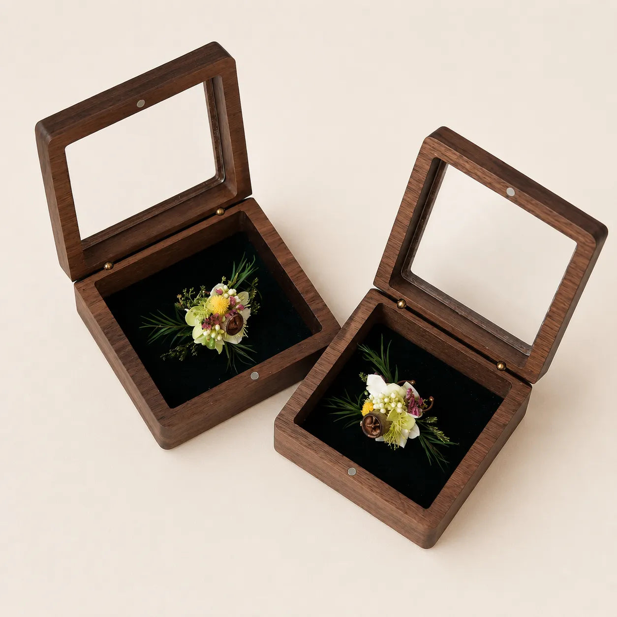 Flower Ring DIY Kit (Set of 2) - Woodland Reverie - Handmade Mini Bouquet Rings