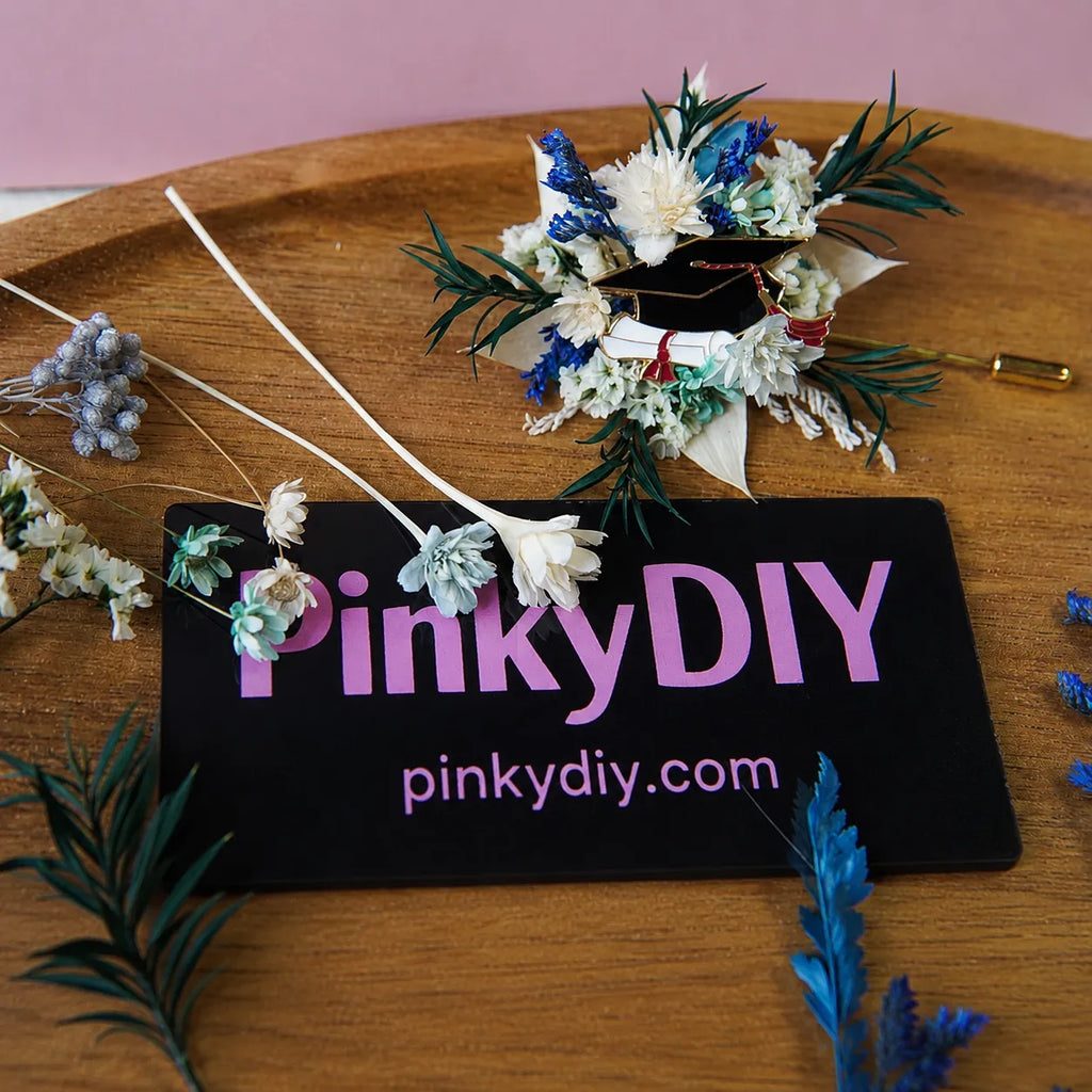 Kit DIY Boucles d'Oreilles Fleur - Mariage Pur - Mini Bouquets Faits Main