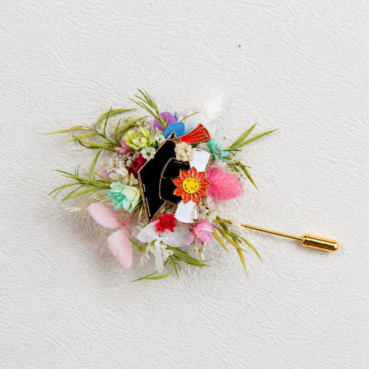 Kit DIY Boucles d'Oreilles Fleur - Mariage Pur - Mini Bouquets Faits Main