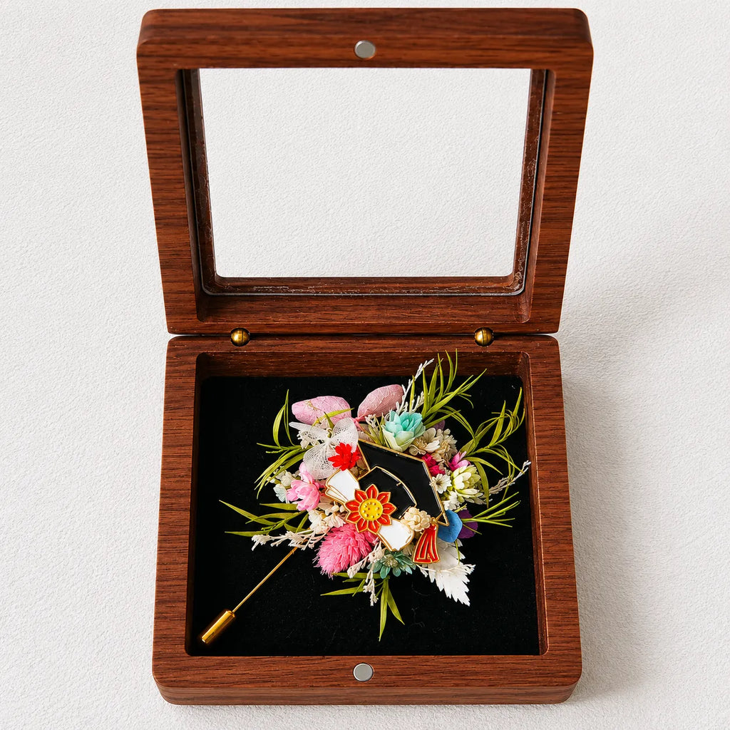 Kit DIY Boucles d'Oreilles Fleur - Mariage Pur - Mini Bouquets Faits Main