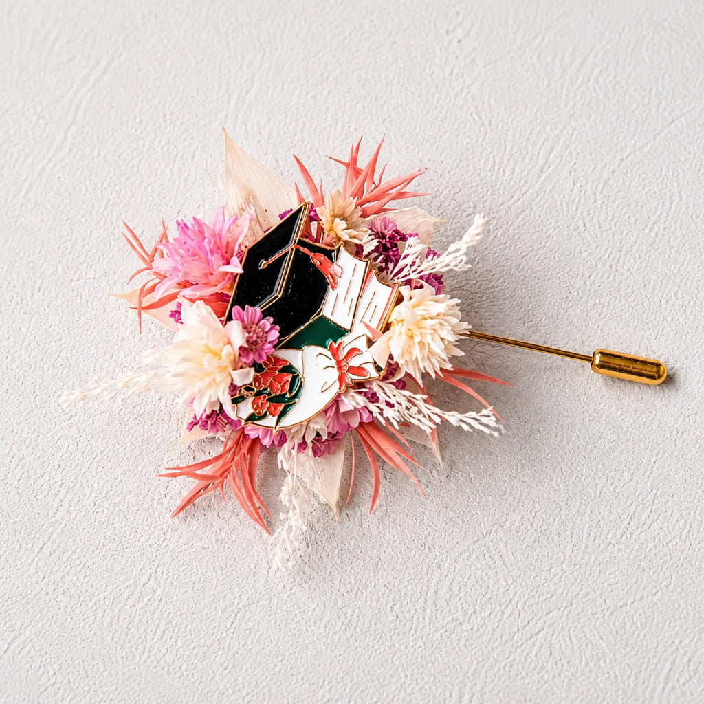 Kit DIY Boucles d'Oreilles Fleur - Mariage Pur - Mini Bouquets Faits Main