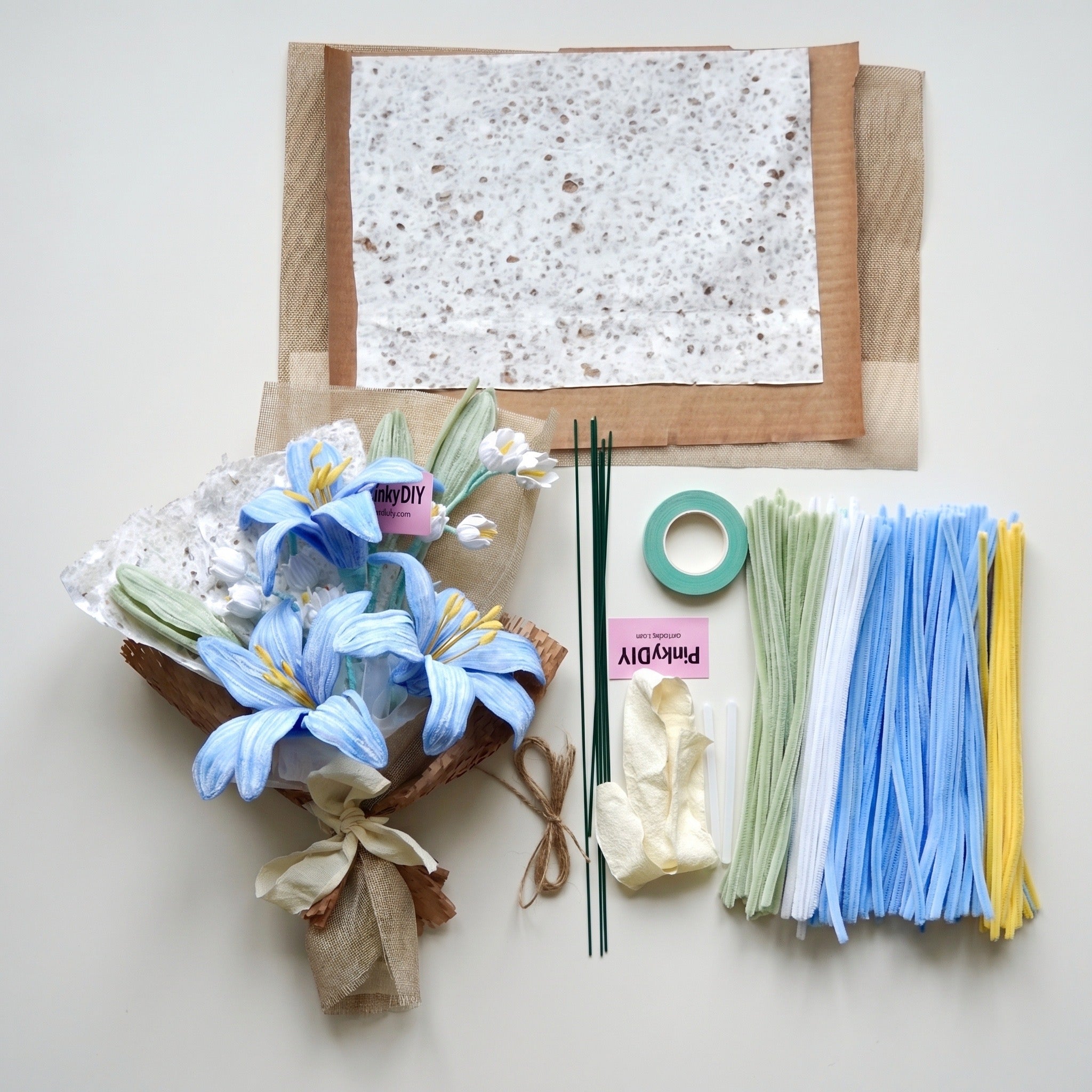 Muted Sky - Artisan Bouquet Kit
