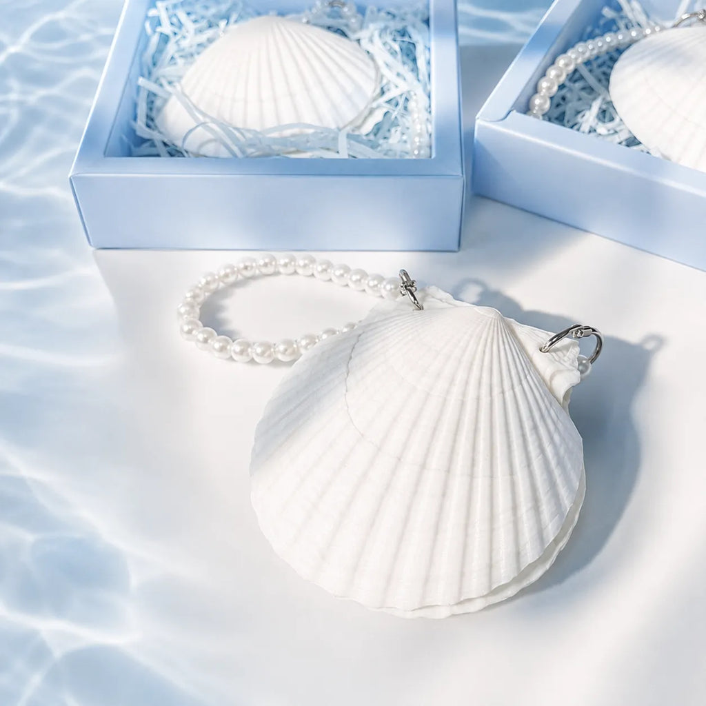 Real Shell Notebook Decorating Kit | Rhinestone Mermaid Journal