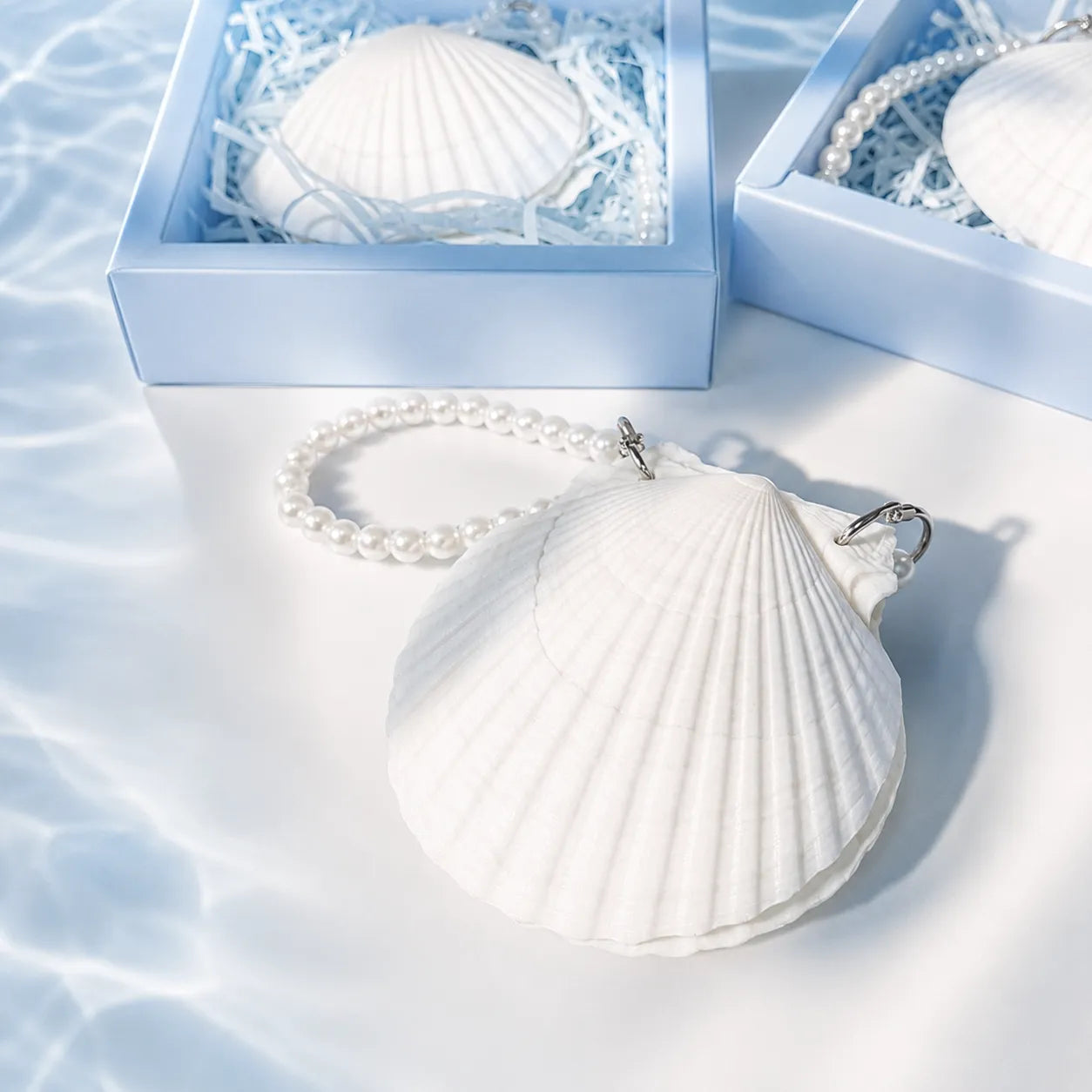 Real Shell Notebook Decorating Kit | Rhinestone Mermaid Journal