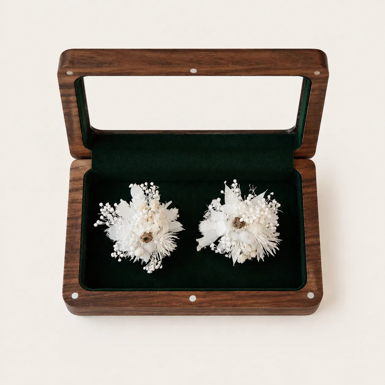 Flower Ring DIY Kit (Set of 2) - Pure Wedding - Handmade Mini Bouquet Rings